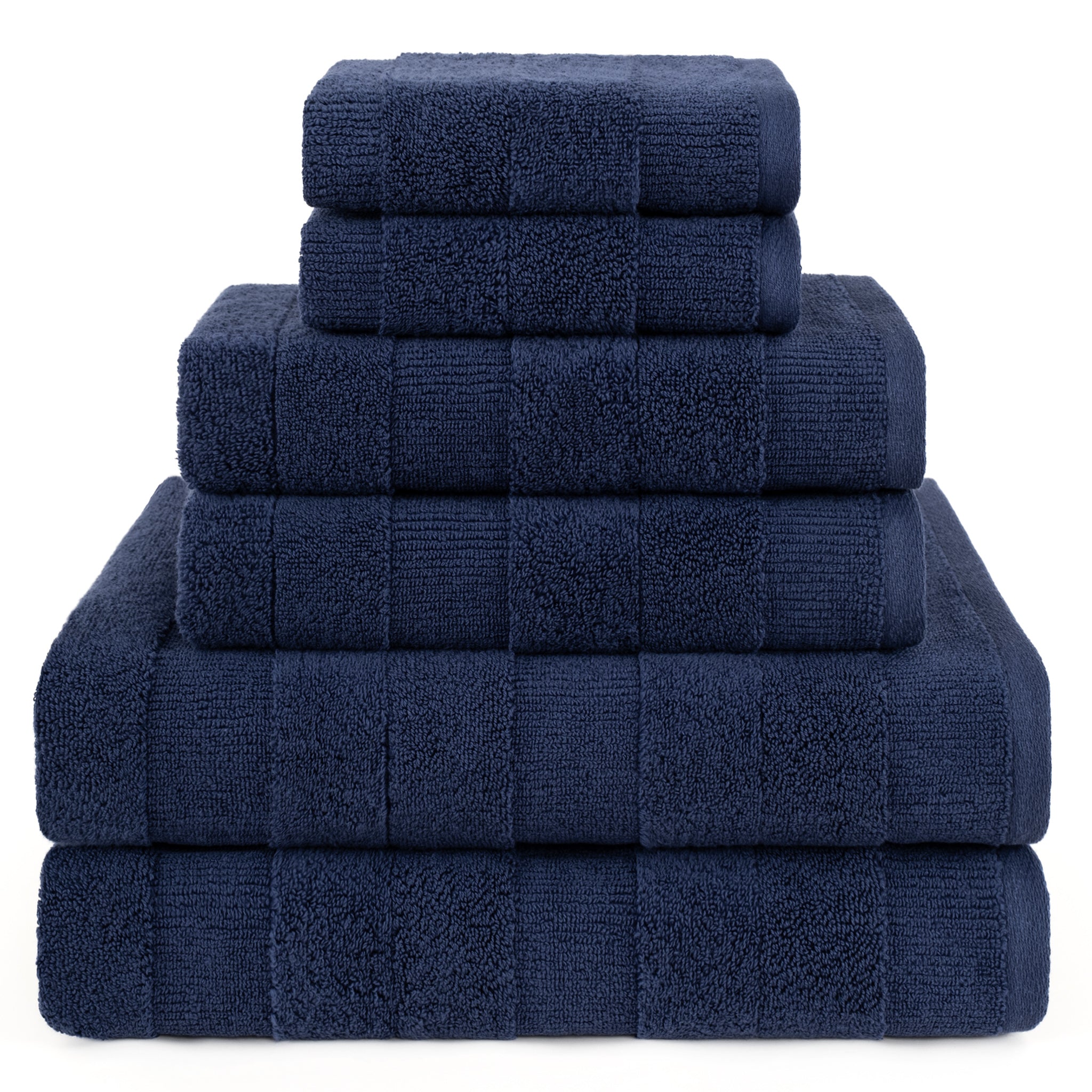 American Soft Linen Sense Collection 100% Micro Cotton Premium 6 Piece Towel Set, 600 GSM Ultra Soft and Plush Towels for Bathroom