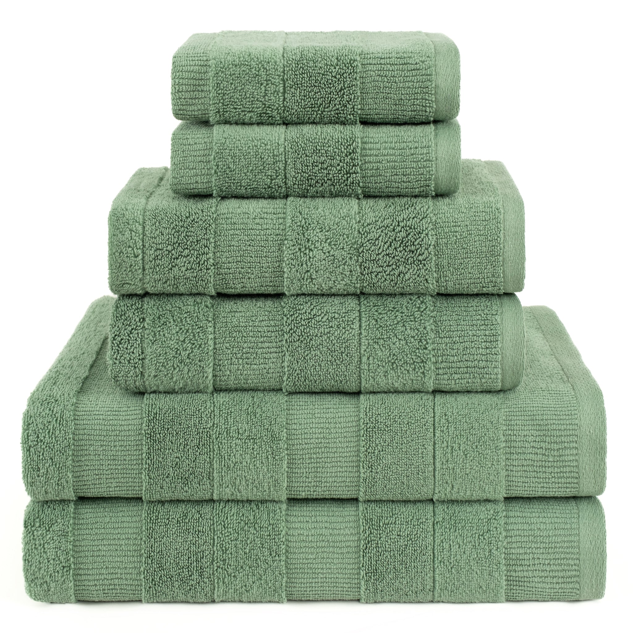 American Soft Linen Sense Collection 100% Micro Cotton Premium 6 Piece Towel Set, 600 GSM Ultra Soft and Plush Towels for Bathroom