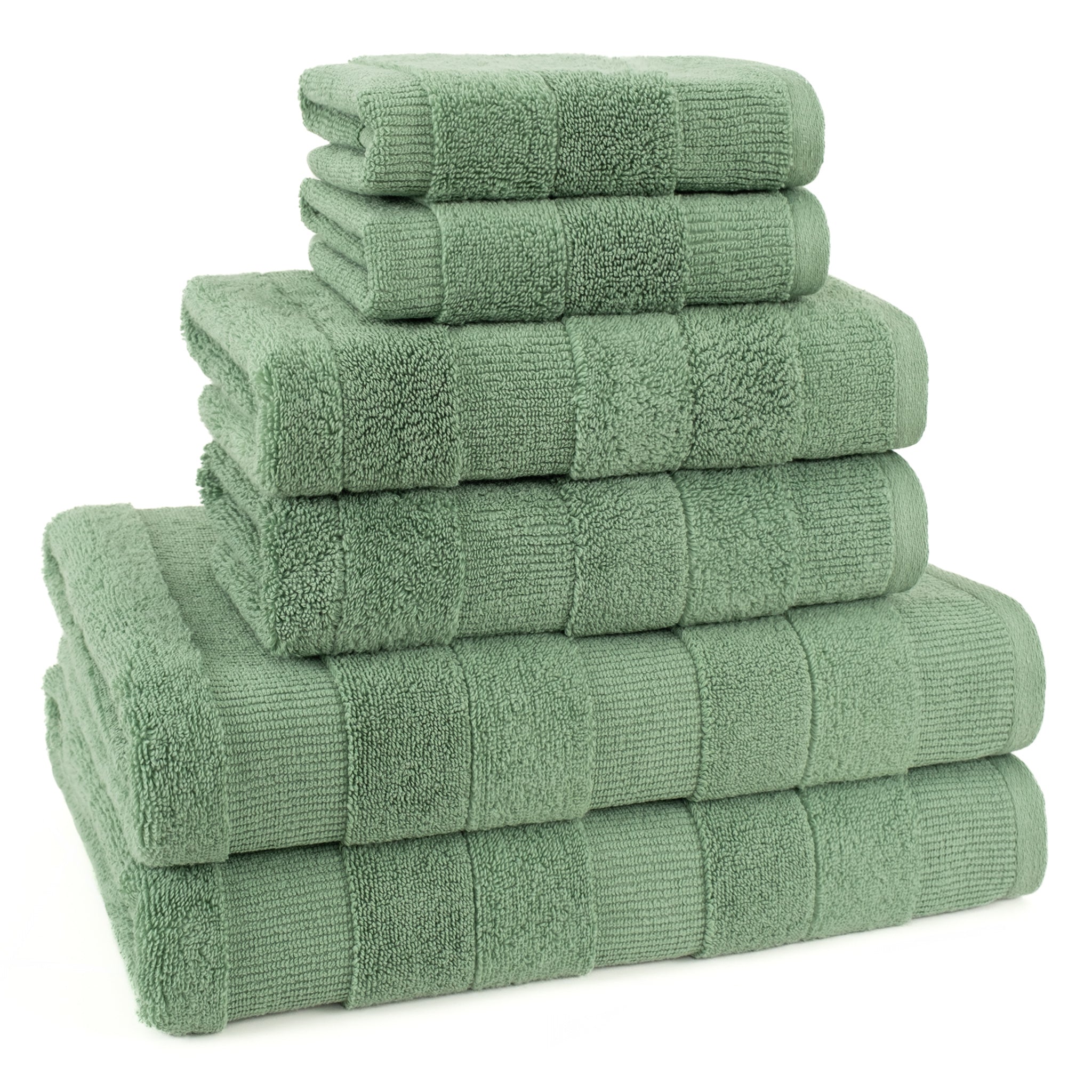 American Soft Linen Sense Collection 100% Micro Cotton Premium 6 Piece Towel Set, 600 GSM Ultra Soft and Plush Towels for Bathroom