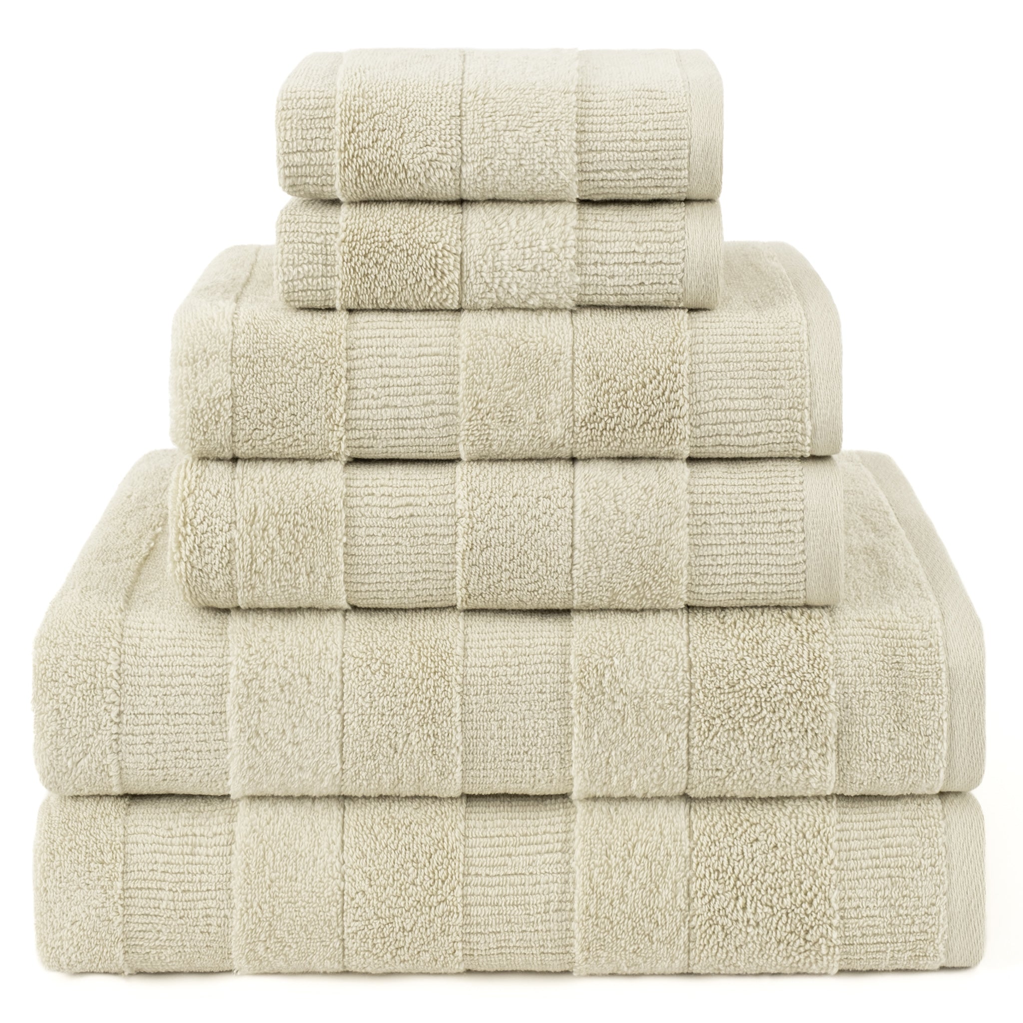 18 PC 100% Combed Cotton Towel deals Set BEIGE