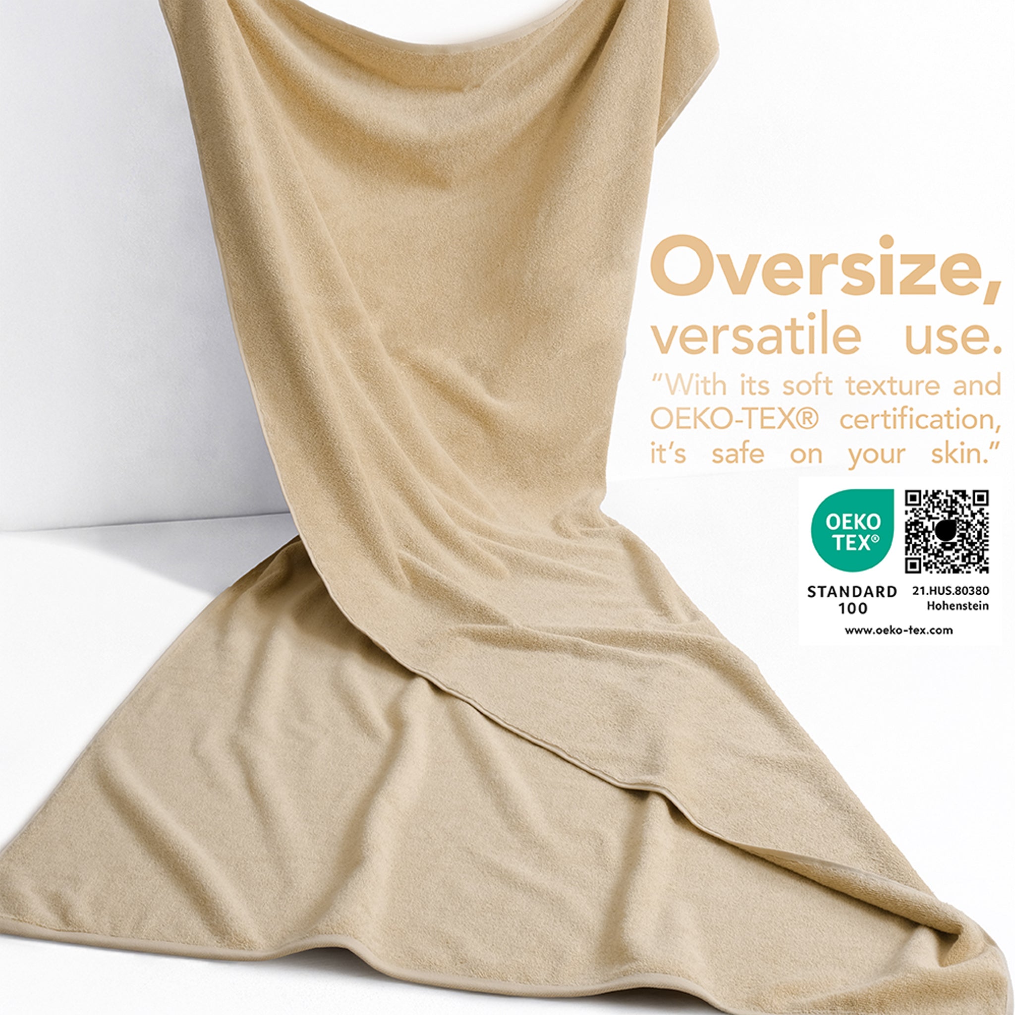 40x80 Oversized Bath Sheets – 12 Pack | Premium 600 GSM Cotton