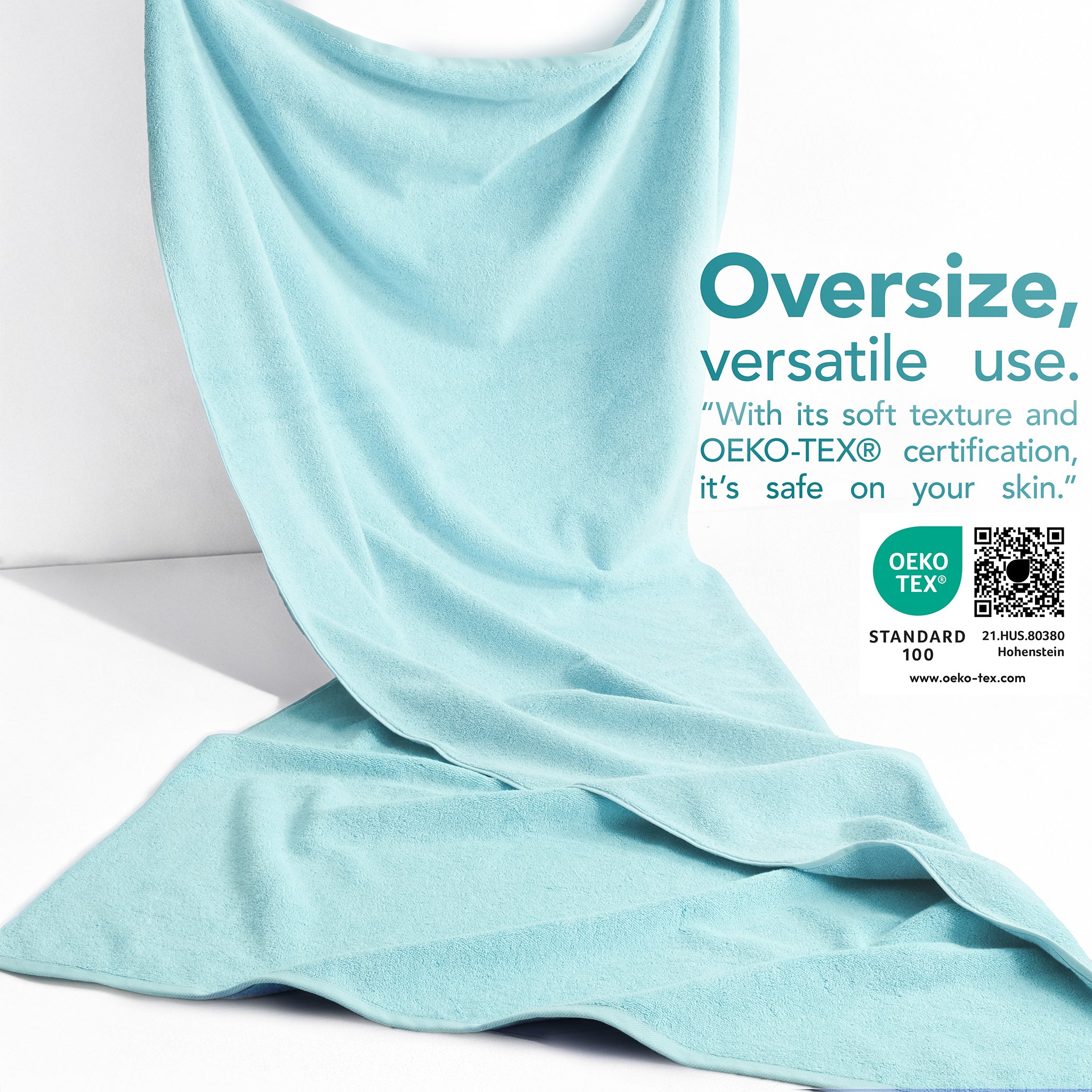 40x80 Oversized Bath Sheets – 12 Pack | Premium 600 GSM Cotton