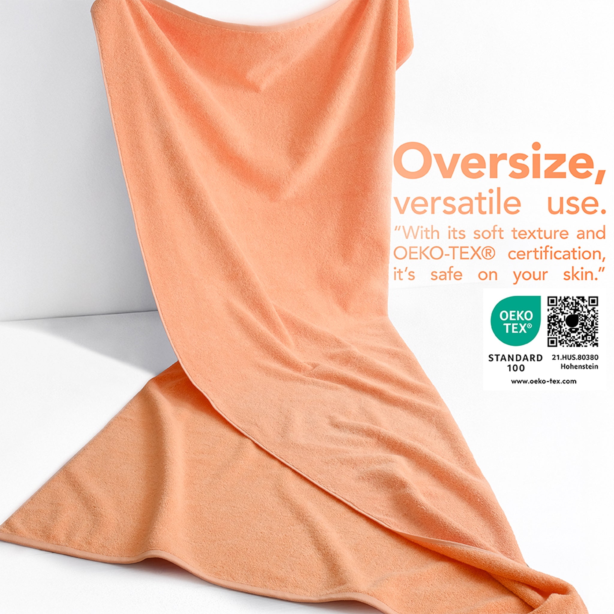 40x80 Oversized Bath Sheets – 12 Pack | Premium 600 GSM Cotton