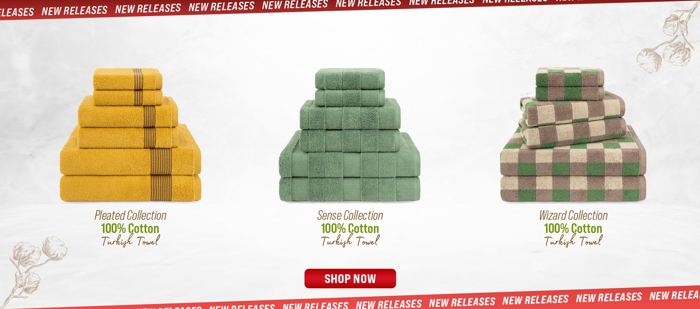 New Releases Bath Towel Set