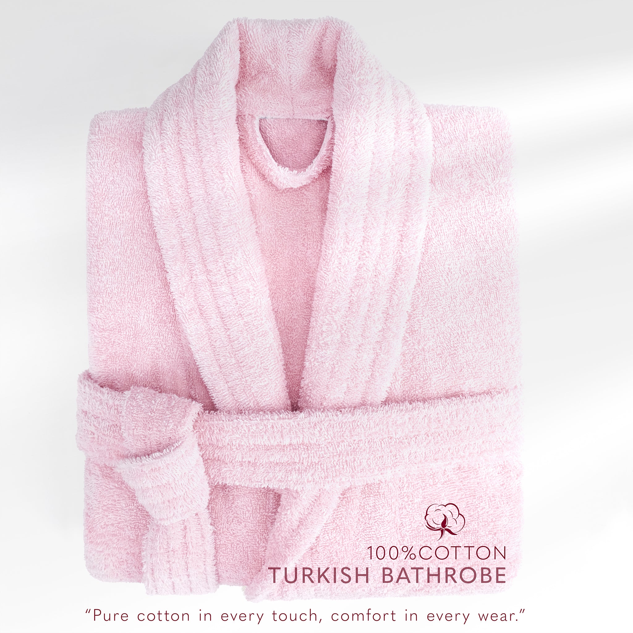 American Soft Linen Luxury Women’s 100% Cotton Turkish Bathrobe – Quick Dry, Soft, Absorbent & Lightweight
