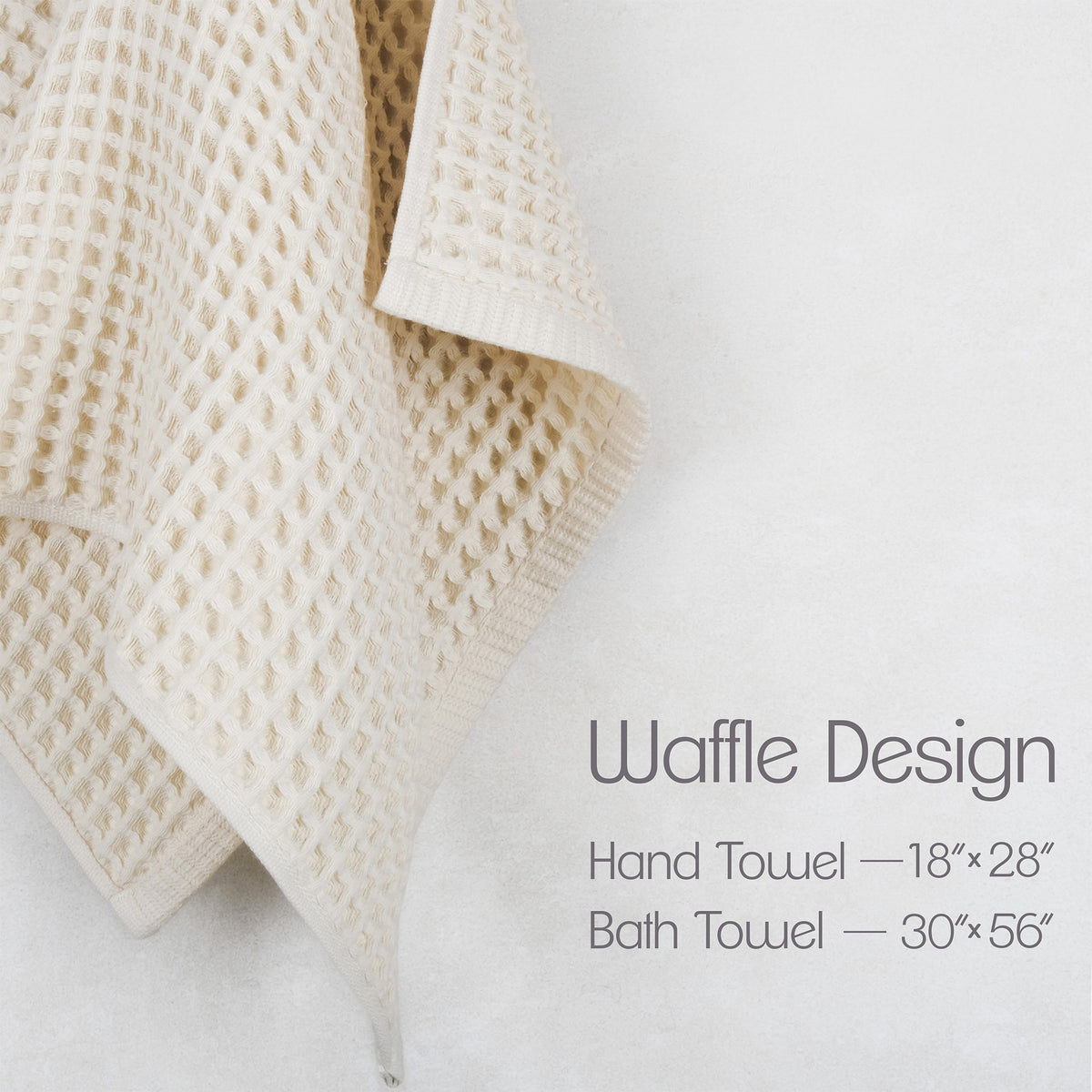 American Soft Linen 100% Cotton Waffle 6 Piece Turkish Towels Set