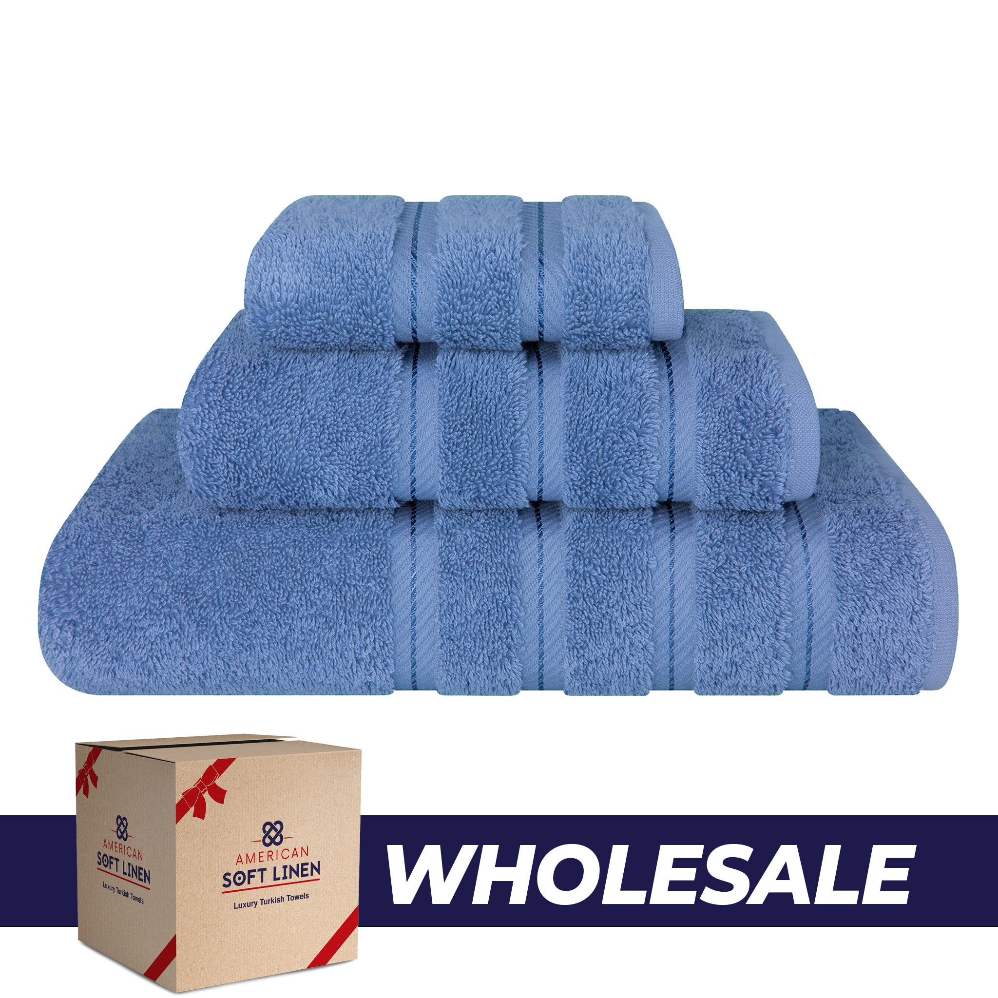 American Soft Linen 3 Piece Luxury Hotel Towel Set 20 set case pack electric-blue-0