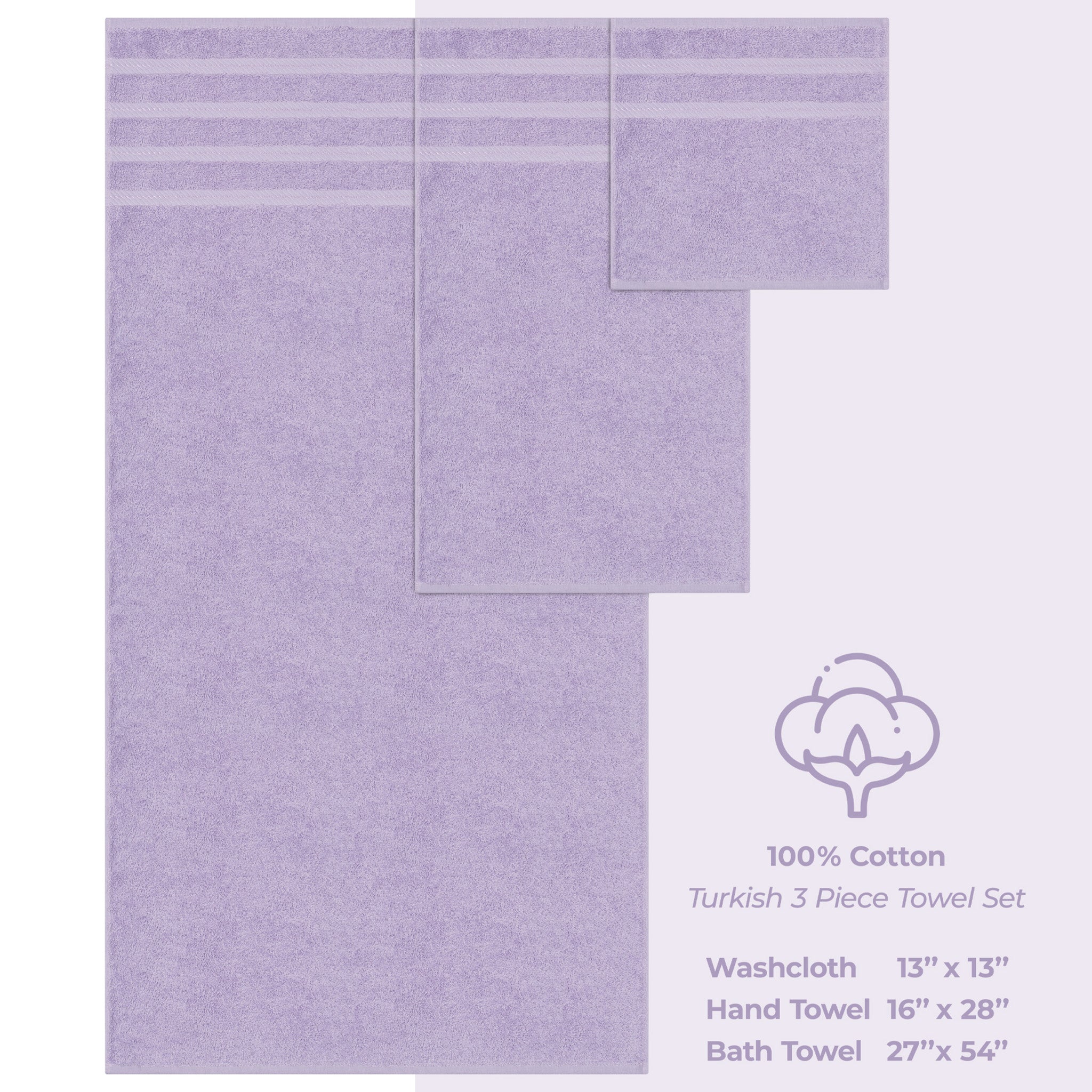 American Soft Linen 3 Piece Luxury Hotel Towel Set 20 set case pack electric-lilac-4