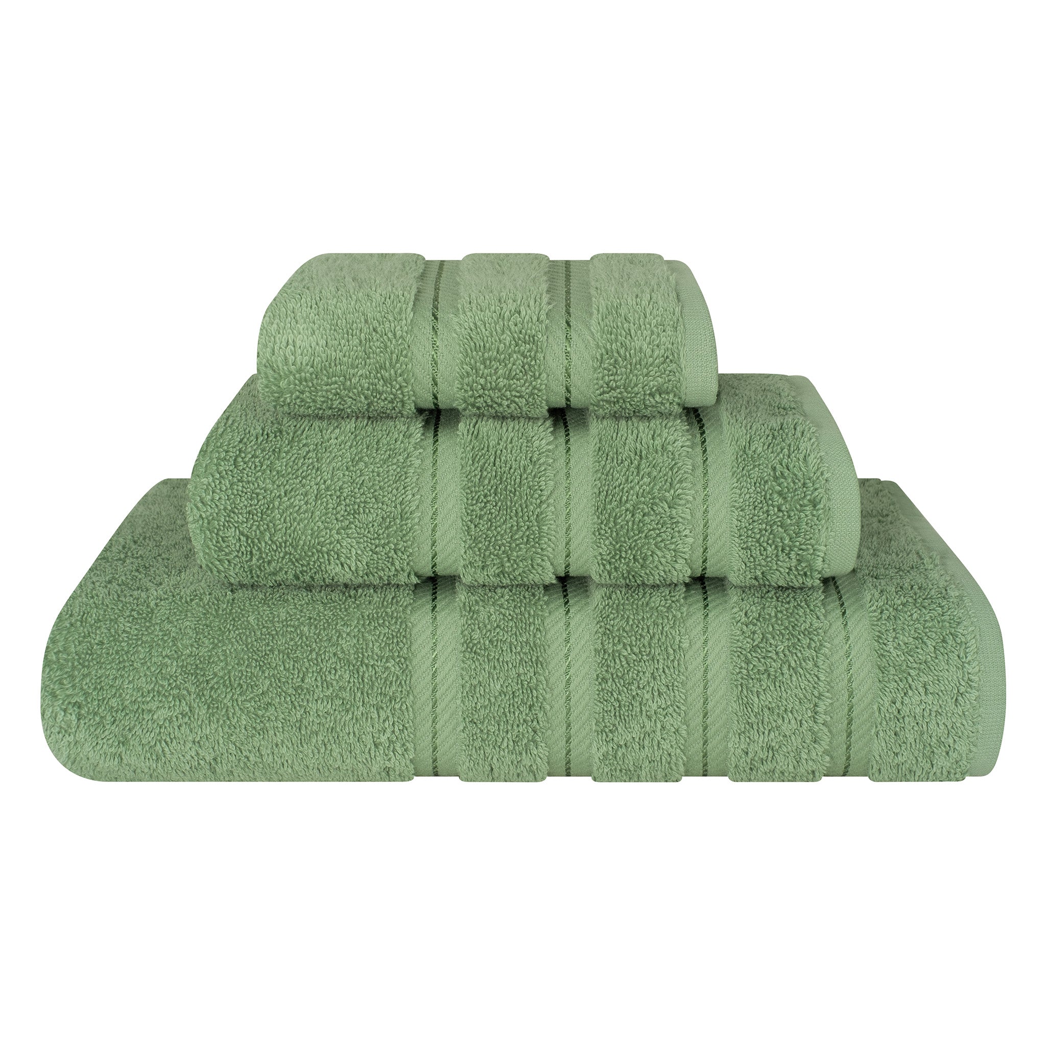 American Soft Linen 3 Piece Luxury Hotel Towel Set 20 set case pack sage-green-1