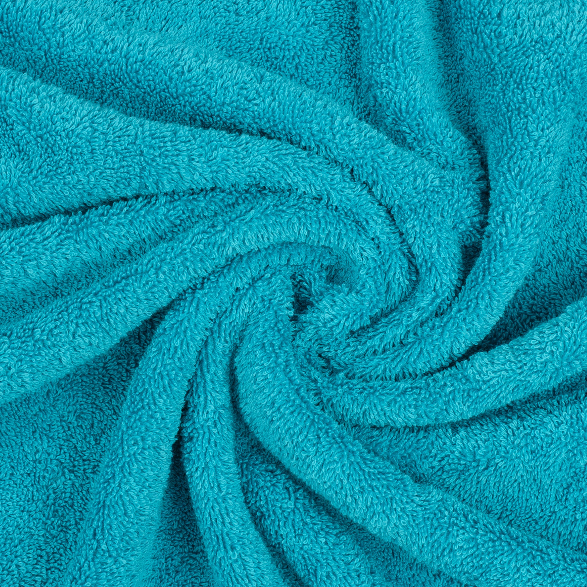 American Soft Linen - 3 Piece Turkish Cotton Towel Set - aqua-7