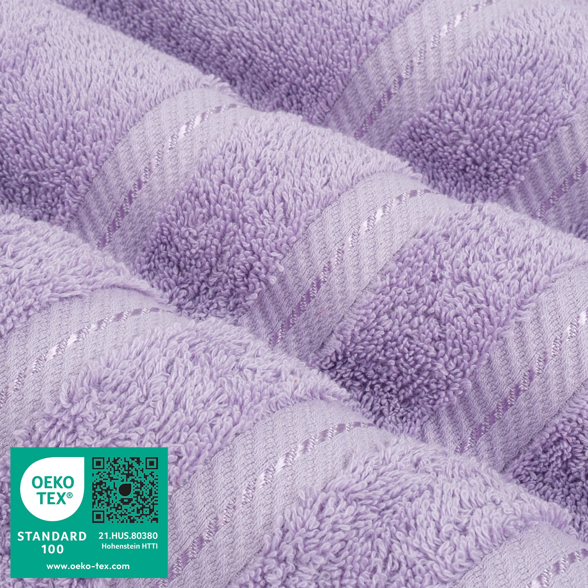 American Soft Linen - 3 Piece Turkish Cotton Towel Set -electric-lilac-3