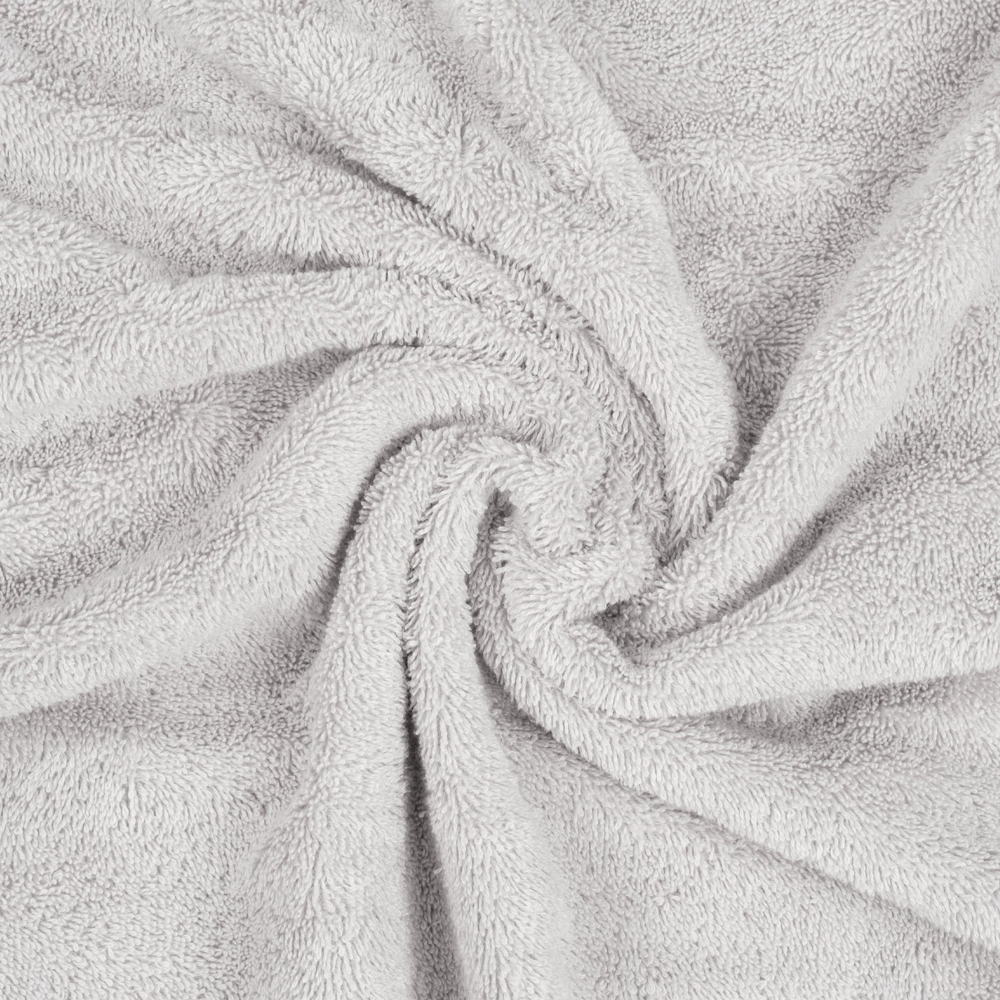 American Soft Linen - 3 Piece Turkish Cotton Towel Set -silver-gray-7