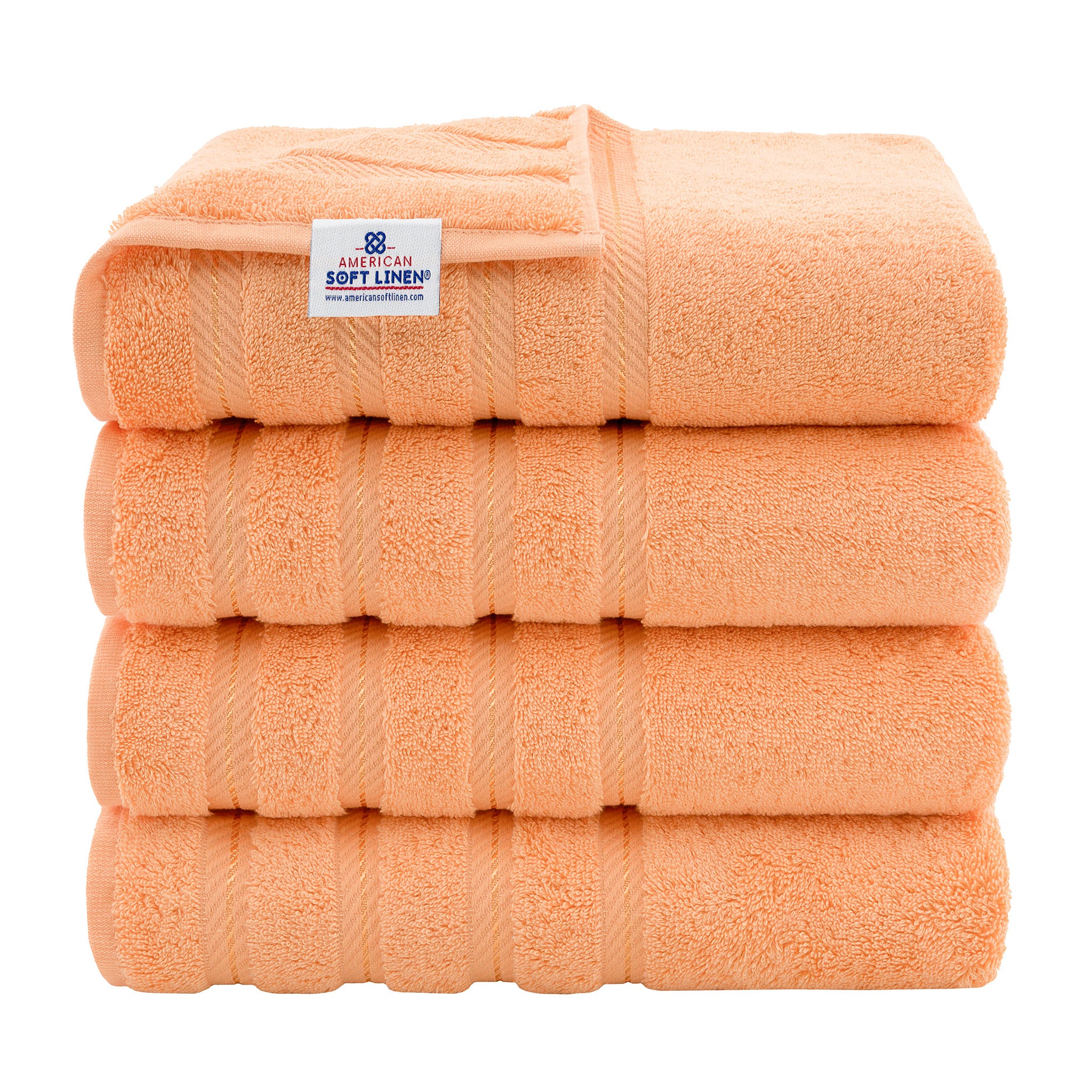 Peach and gray bath towels hot sale