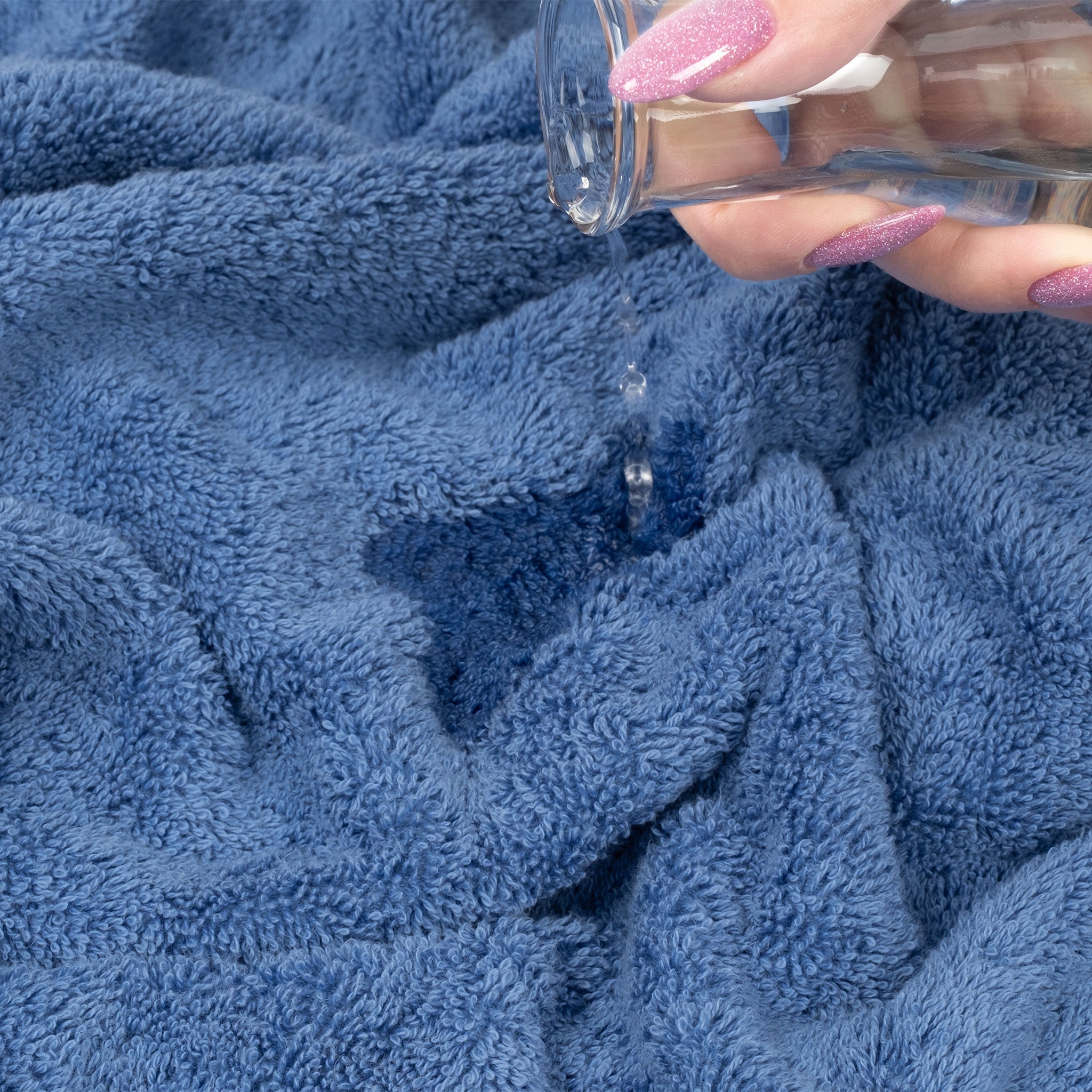 American Soft Linen 100% Turkish Cotton 4 Pack Hand Towel Set electric-blue-6