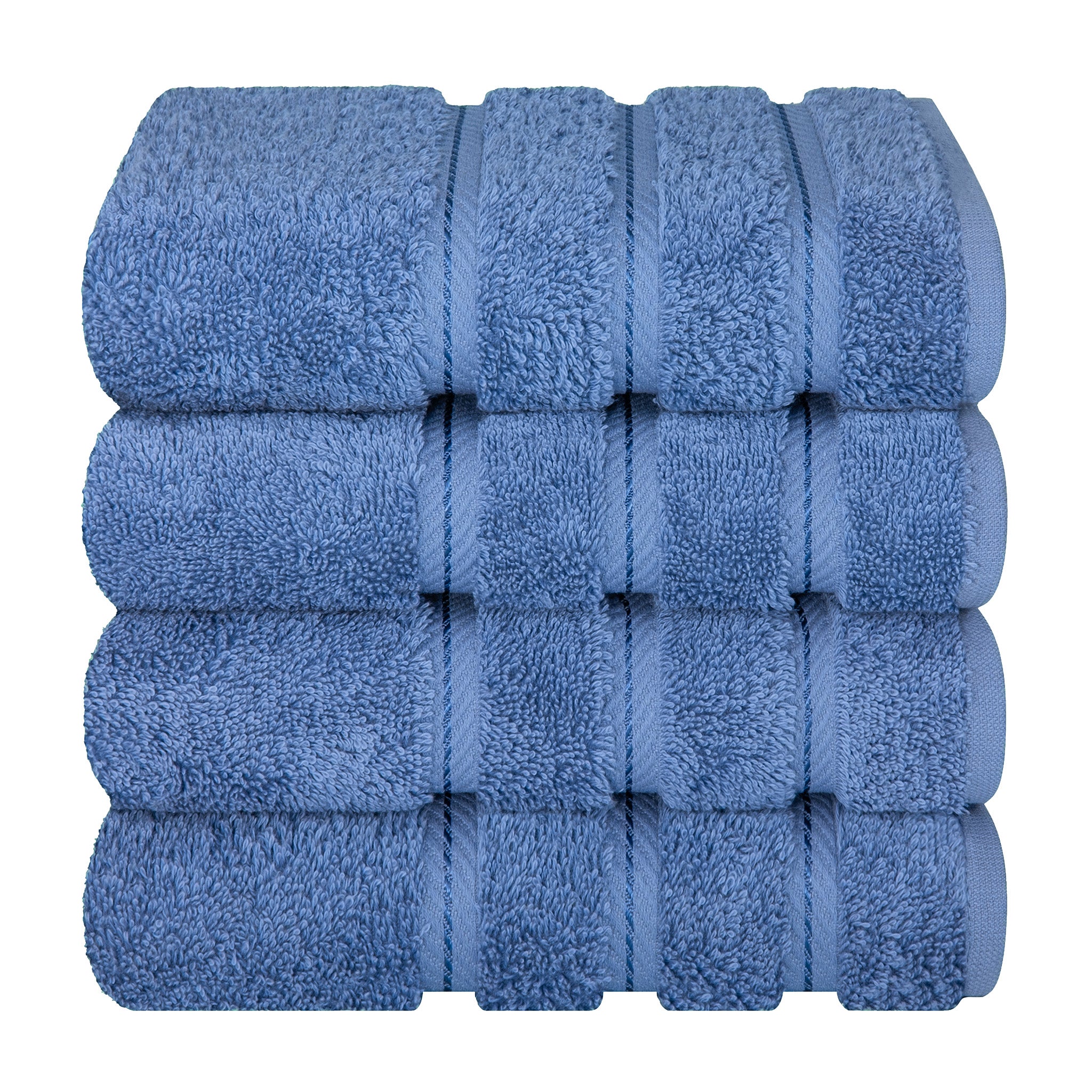 American Soft Linen 100% Turkish Cotton 4 Pack Hand Towel Set electric-blue-7
