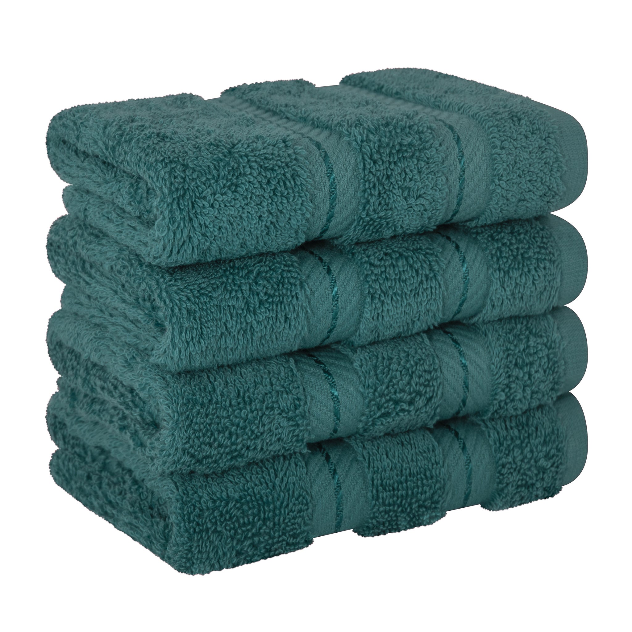  American Soft Linen 100% Turkish Cotton 4 Piece Washcloth Set - Wholesale - colonial-blue-6