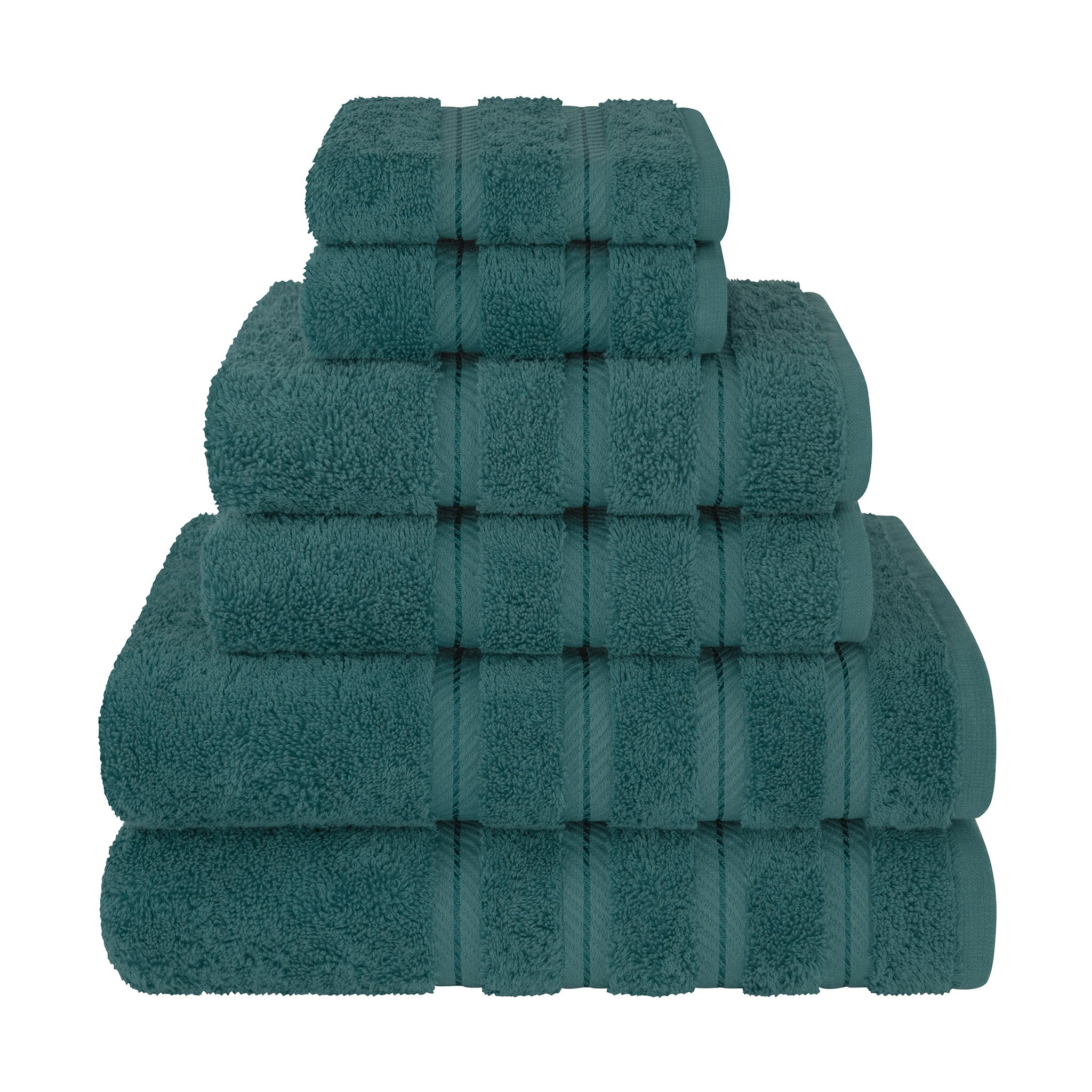 American Soft Linen 100% Turkish Cotton 6 Piece Towel Set Wholesale colonial-blue-1