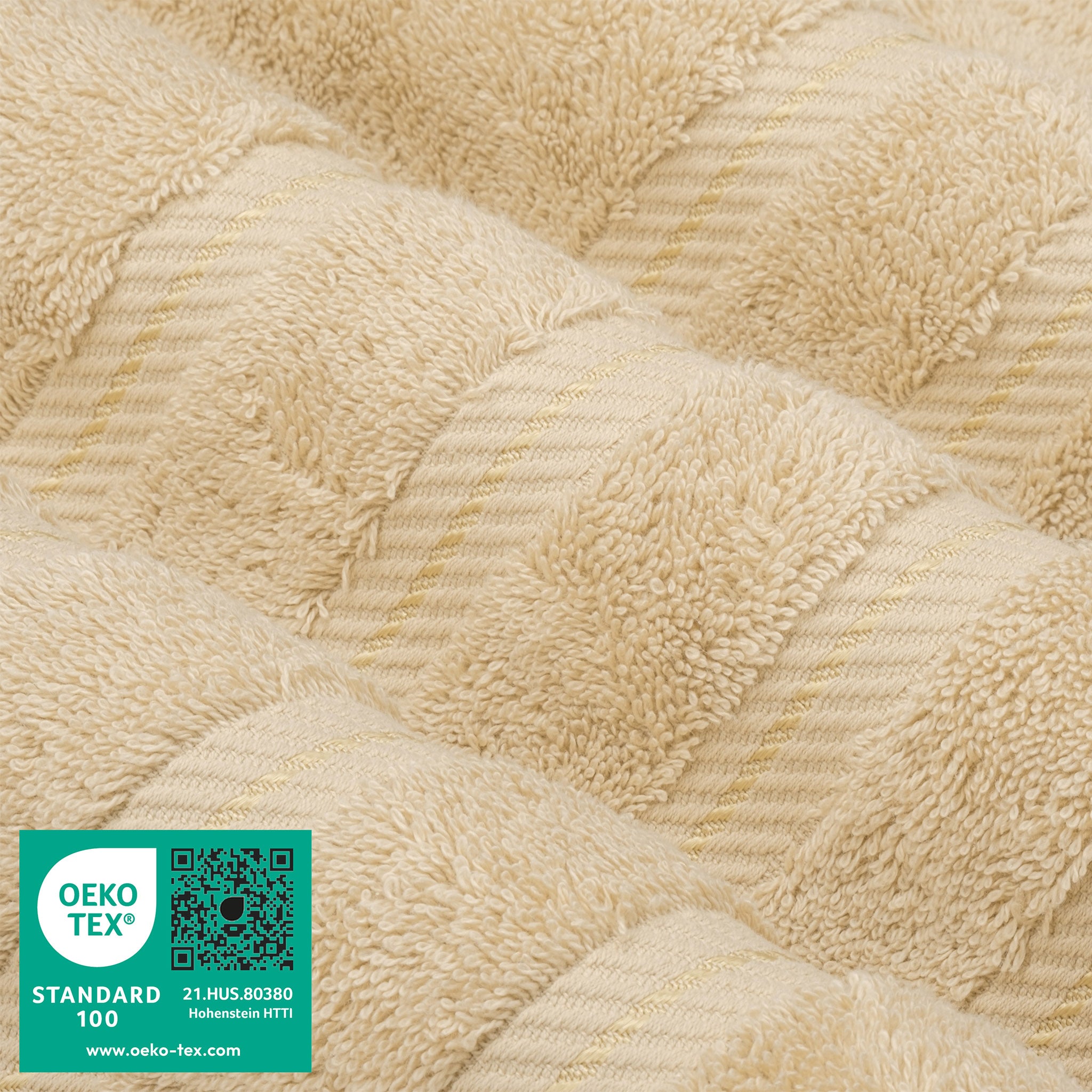 American Soft Linen 100% Turkish Cotton 6 Piece Towel Set Wholesale sand-taupe-3