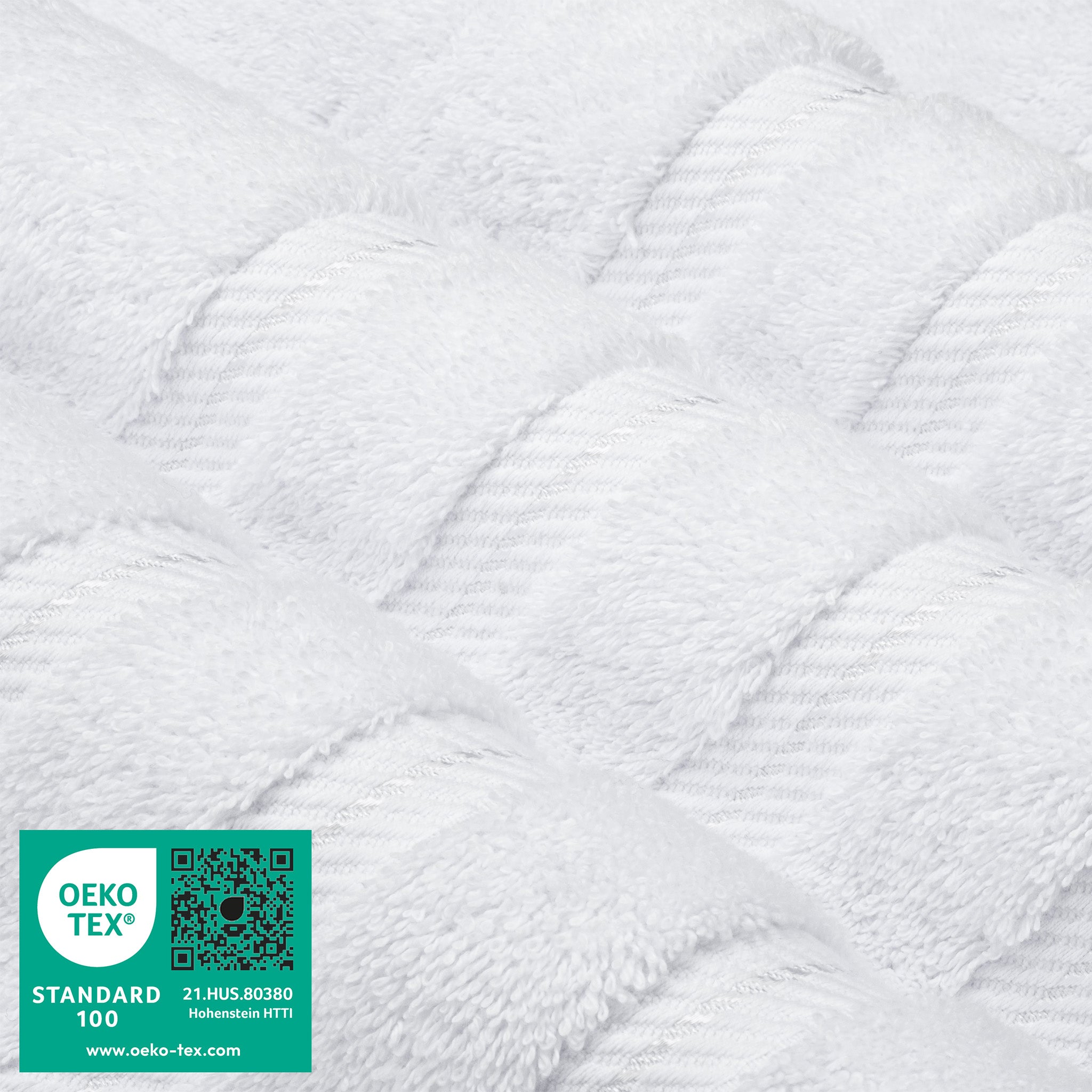 American Soft Linen 100% Turkish Cotton 6 Piece Towel Set Wholesale white-3
