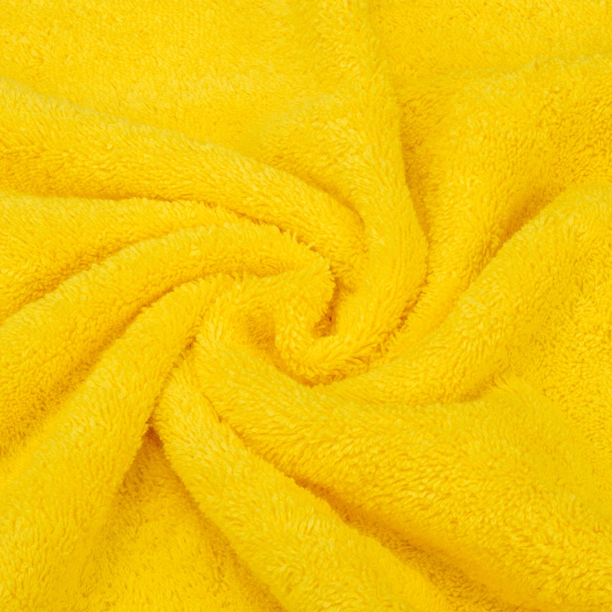 American Soft Linen 100% Turkish Cotton 6 Piece Towel Set Wholesale yellow-7