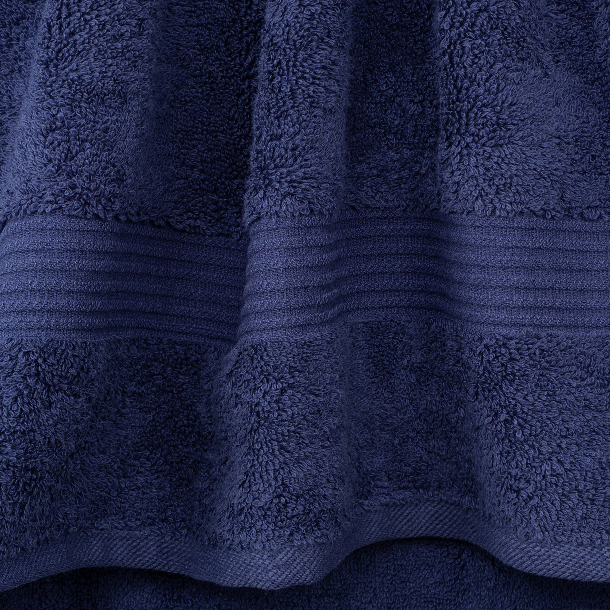 American Soft Linen Bekos 100% Cotton Turkish Towels, 4 Piece Bath Towel Set -navy-blue-03