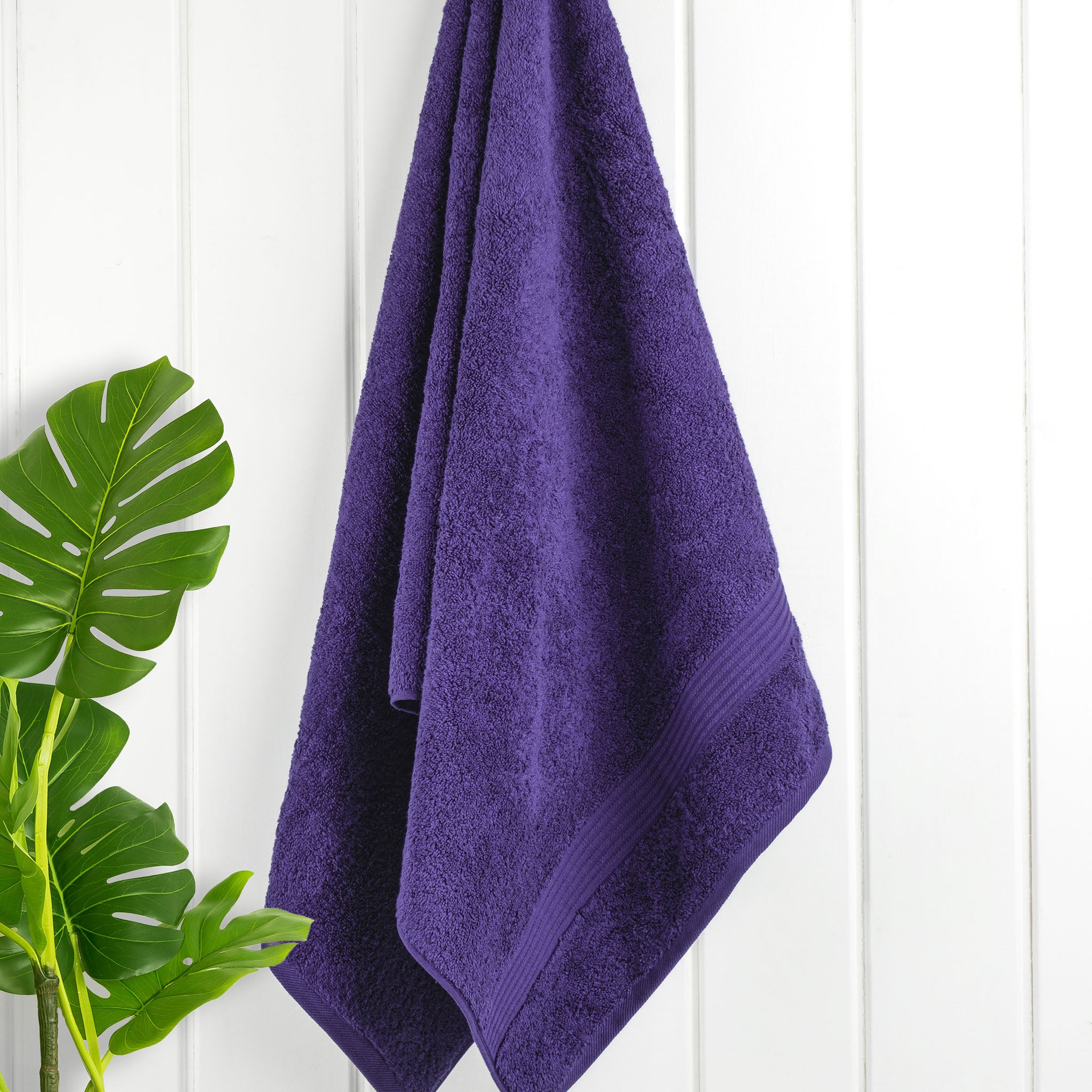 American Soft Linen Bekos 100% Cotton Turkish Towels, 4 Piece Bath Towel Set -purple-02