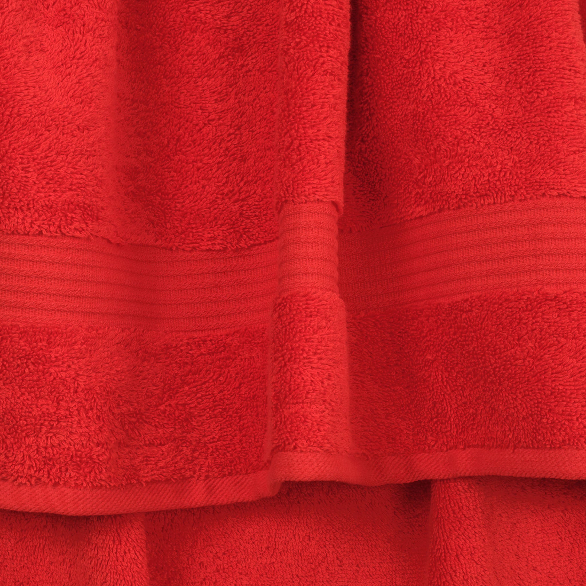 American Soft Linen Bekos 100% Cotton Turkish Towels, 4 Piece Bath Towel Set -red-03
