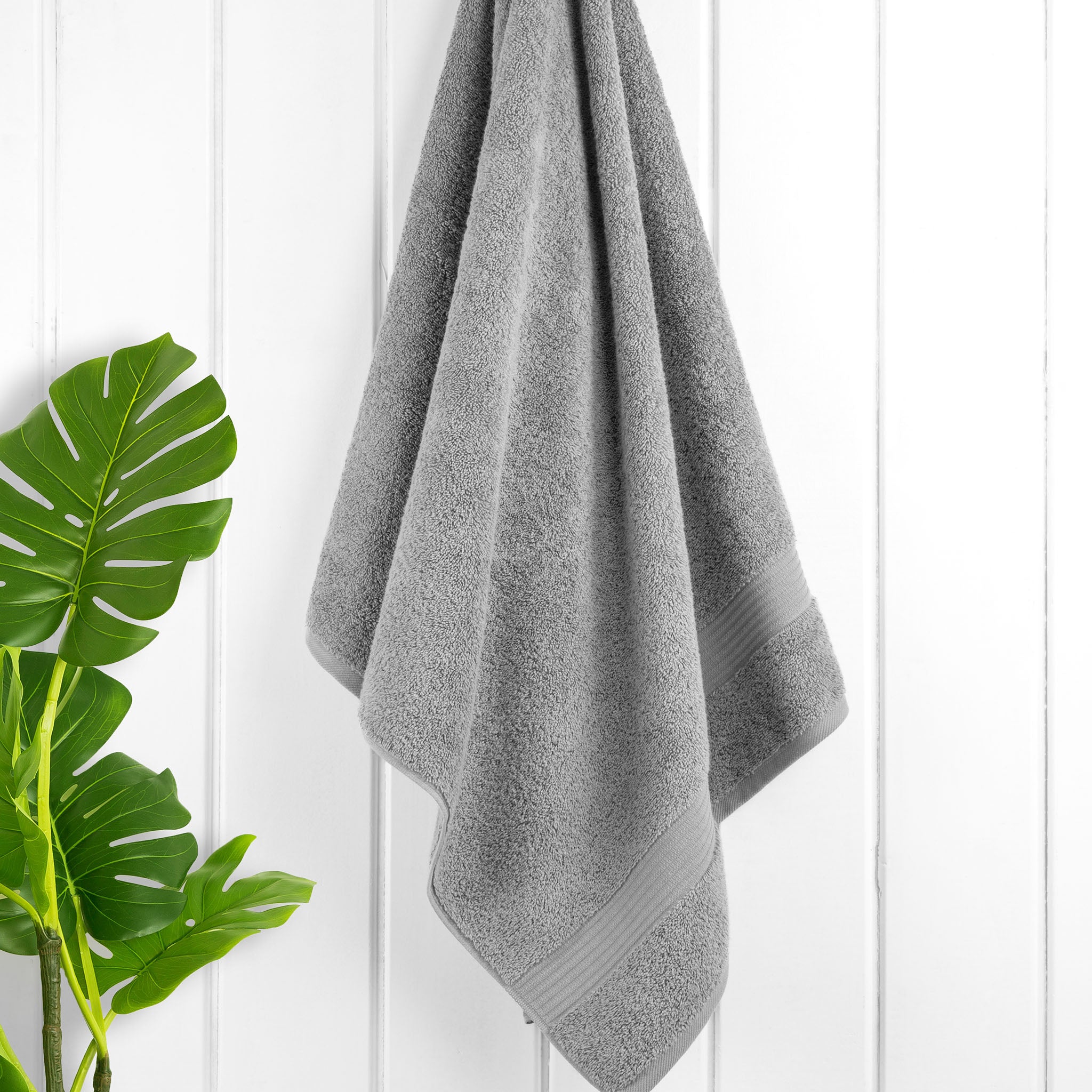 American Soft Linen Bekos 100% Cotton Turkish Towels, 4 Piece Bath Towel Set -rockridge-gray-02