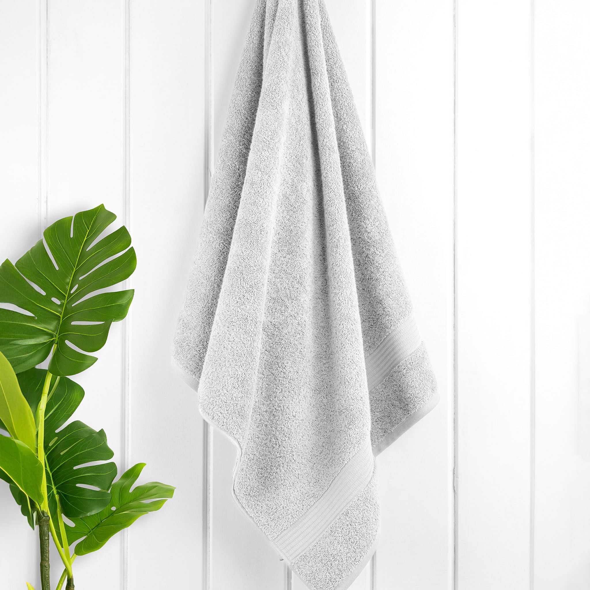American Soft Linen Bekos 100% Cotton Turkish Towels, 4 Piece Bath Towel Set -silver-gray-02
