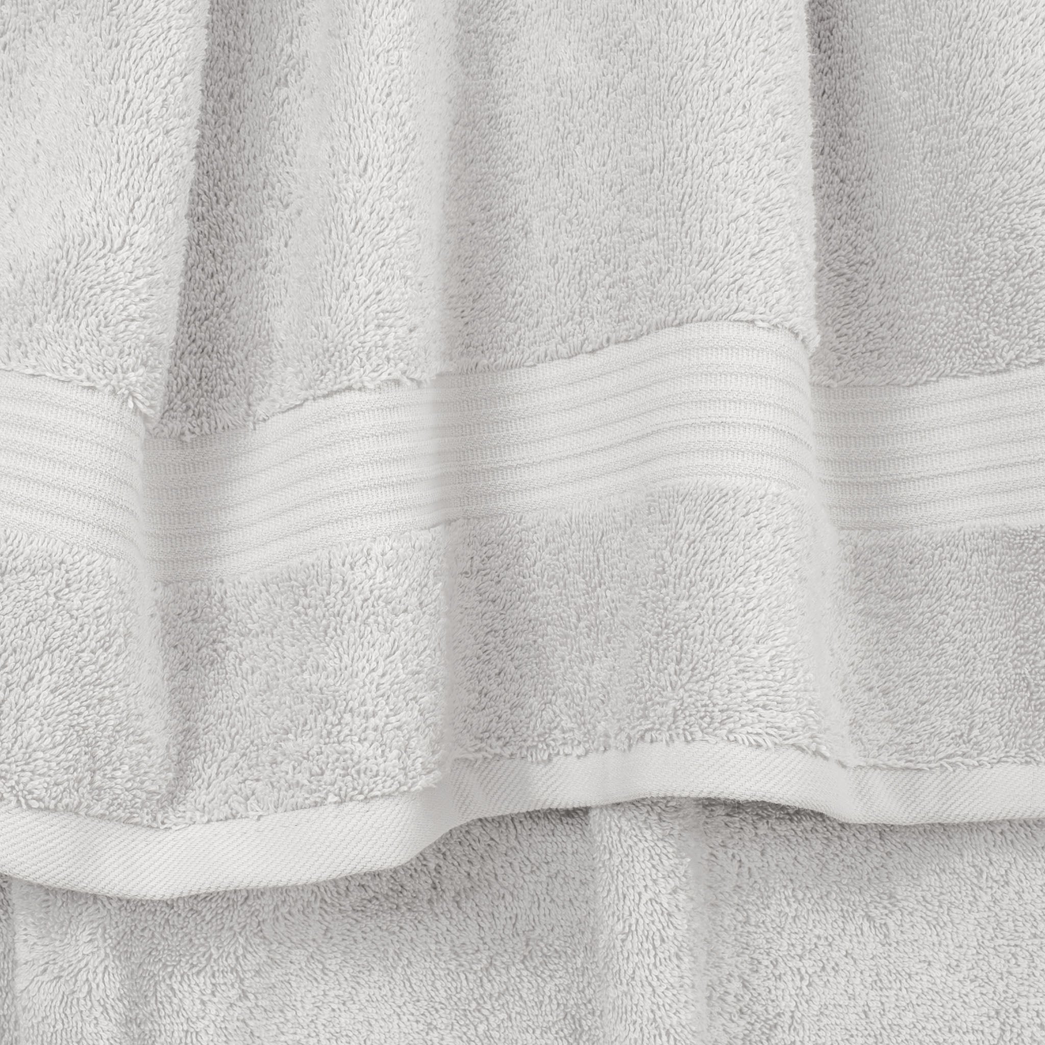 American Soft Linen Bekos 100% Cotton Turkish Towels, 4 Piece Bath Towel Set -silver-gray-03