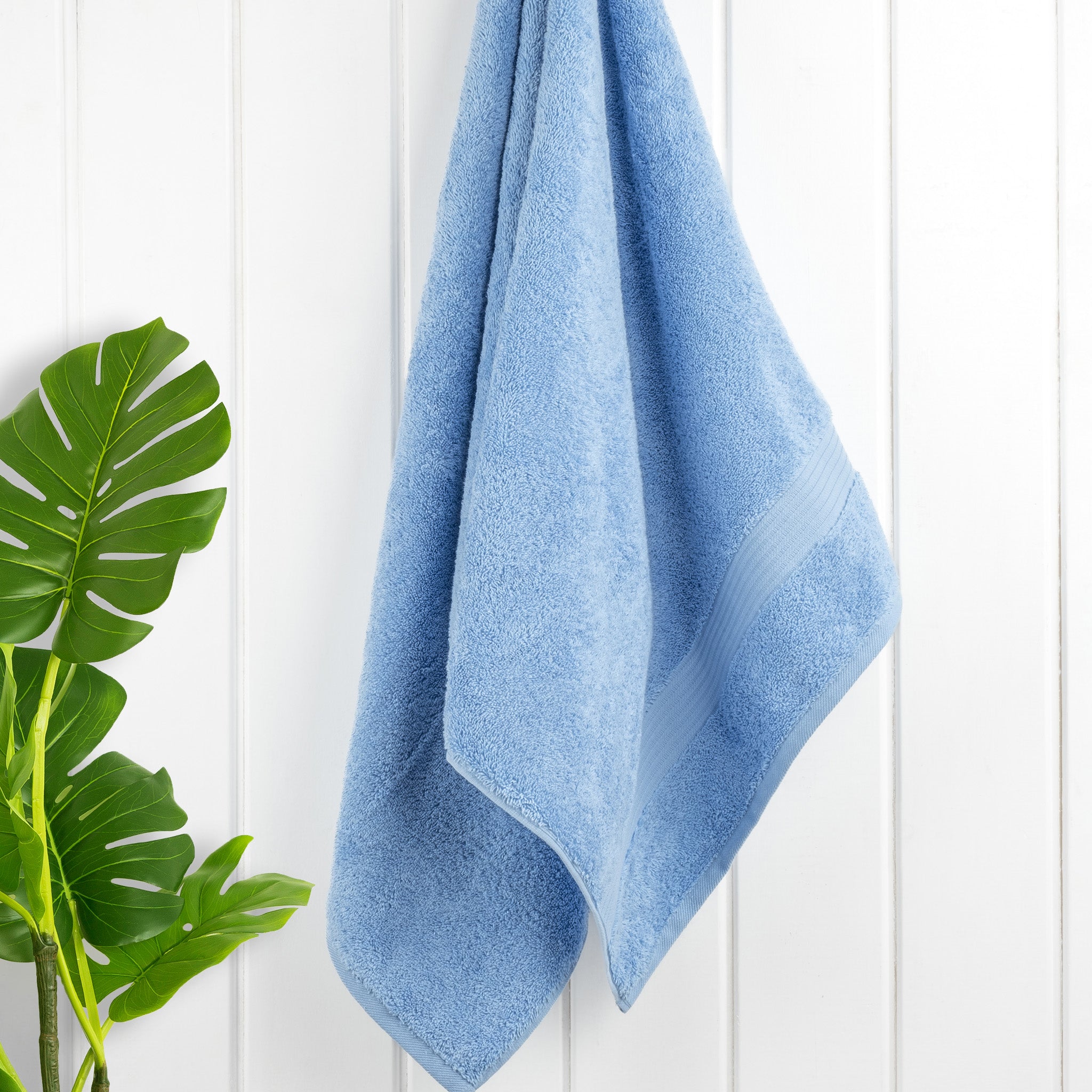 American Soft Linen Bekos 100% Cotton Turkish Towels, 4 Piece Bath Towel Set -sky-blue-02