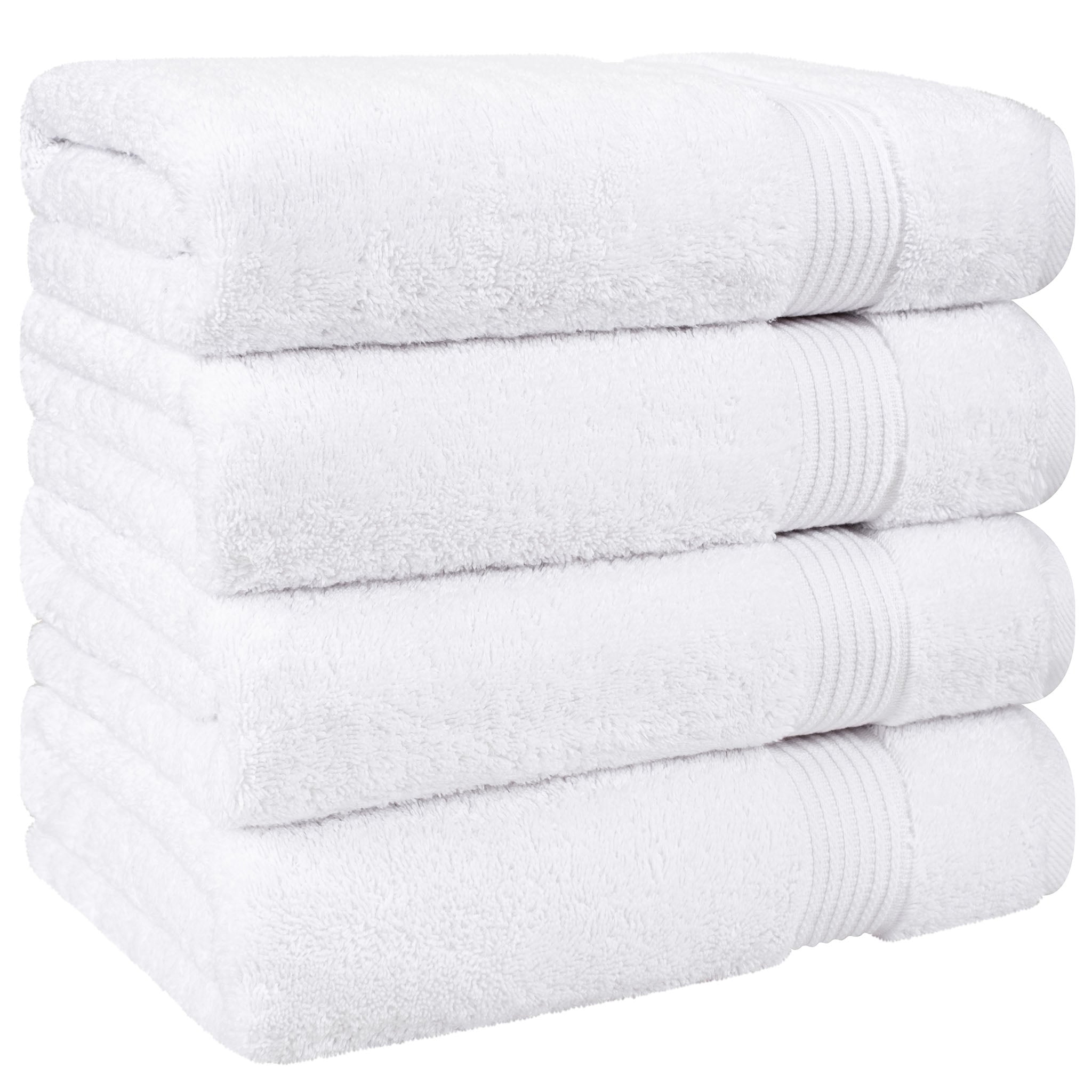 American Soft Linen Bekos 100% Cotton Turkish Towels, 4 Piece Bath Towel Set -turquoise-white-05