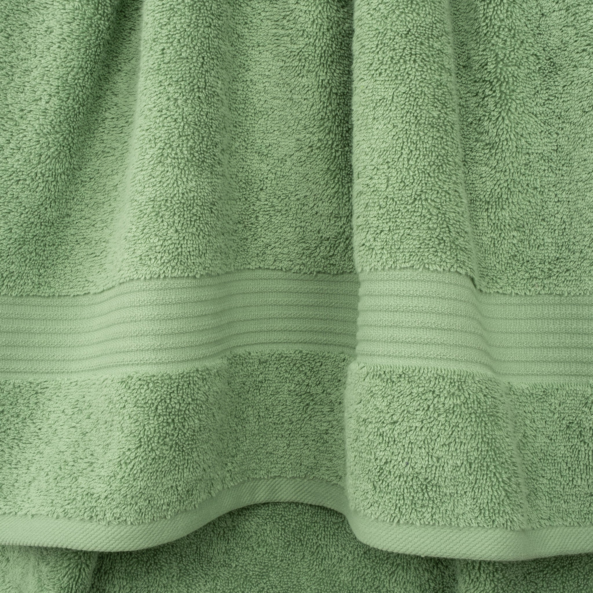 American Soft Linen Bekos 100% Cotton Turkish Towels, 4 Piece Hand Towel Set -sage-green-03