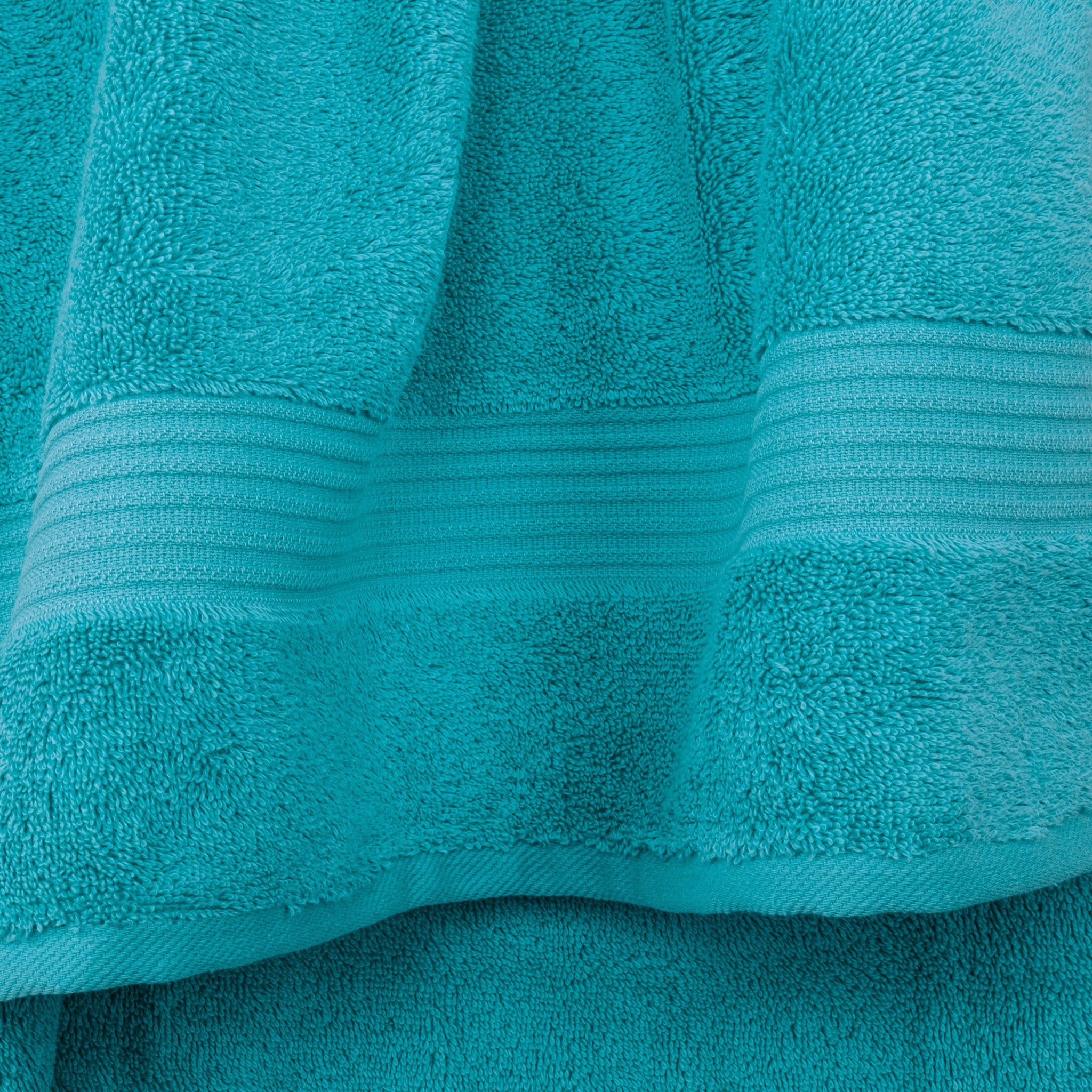 American Soft Linen Bekos 100% Cotton Turkish Towels, 4 Piece Washcloth Towel Set -aqua-blue-04