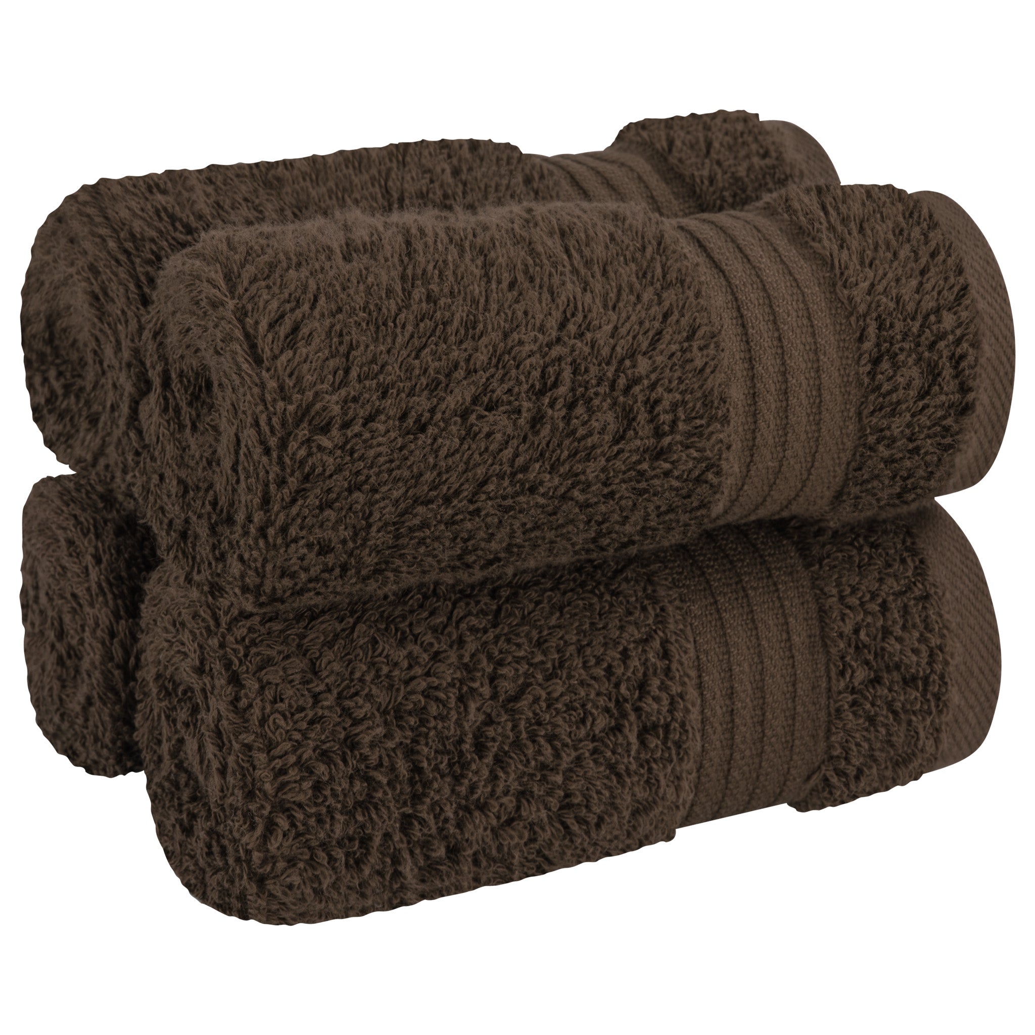 American Soft Linen Bekos 100% Cotton Turkish Towels, 4 Piece Washcloth Towel Set -chocolate-brown-01