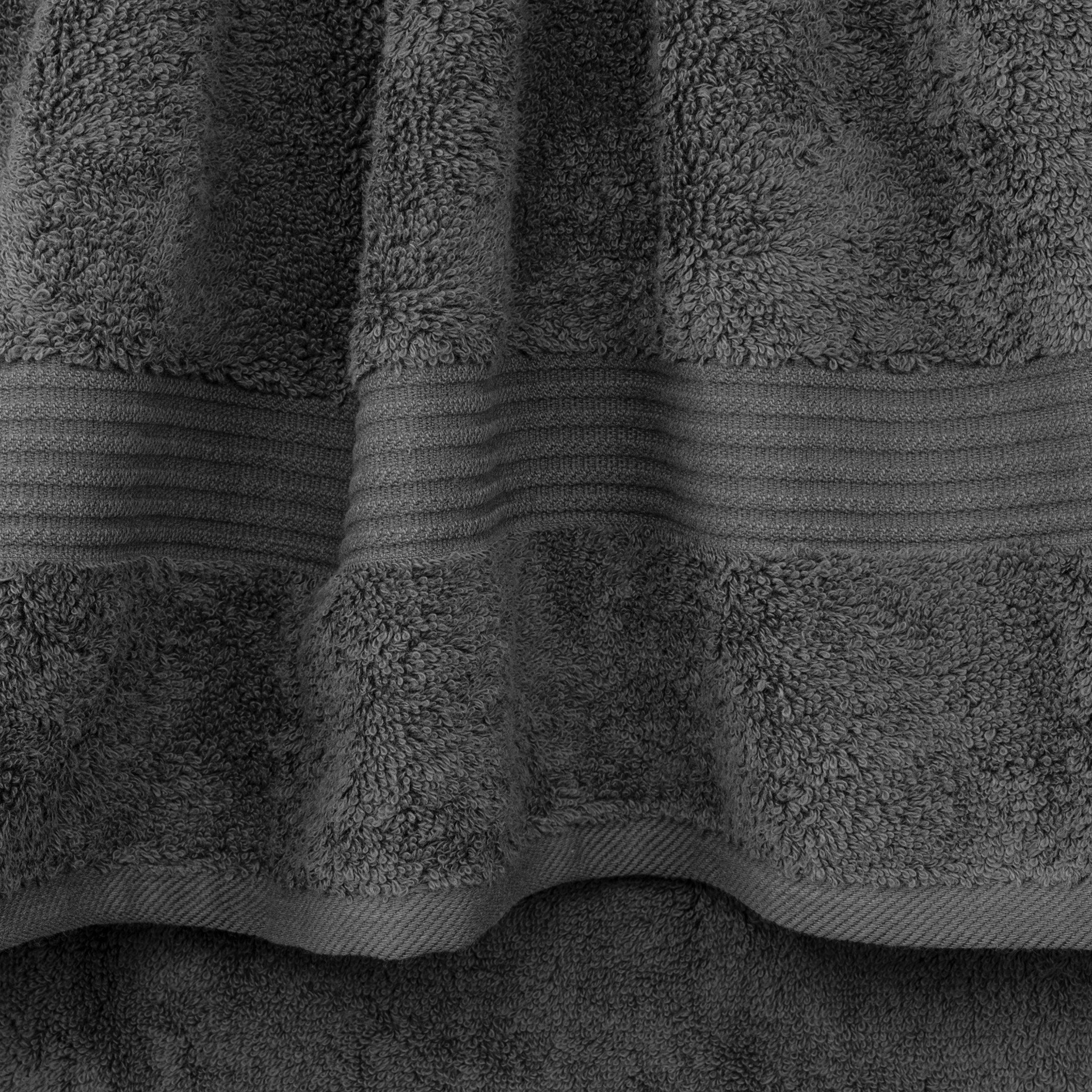 American Soft Linen Bekos 100% Cotton Turkish Towels, 4 Piece Washcloth Towel Set -gray-04