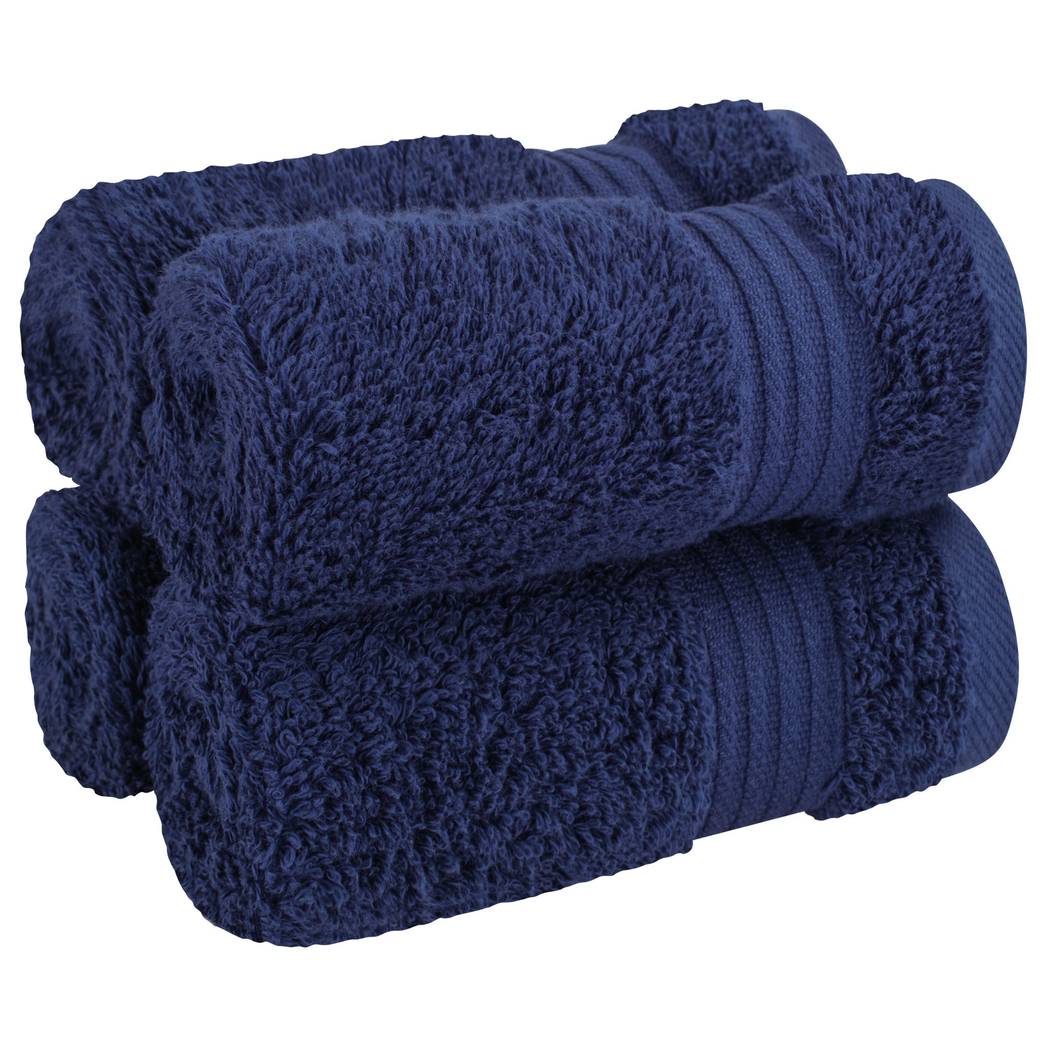 American Soft Linen Bekos 100% Cotton Turkish Towels, 4 Piece Washcloth Towel Set -navy-blue-01