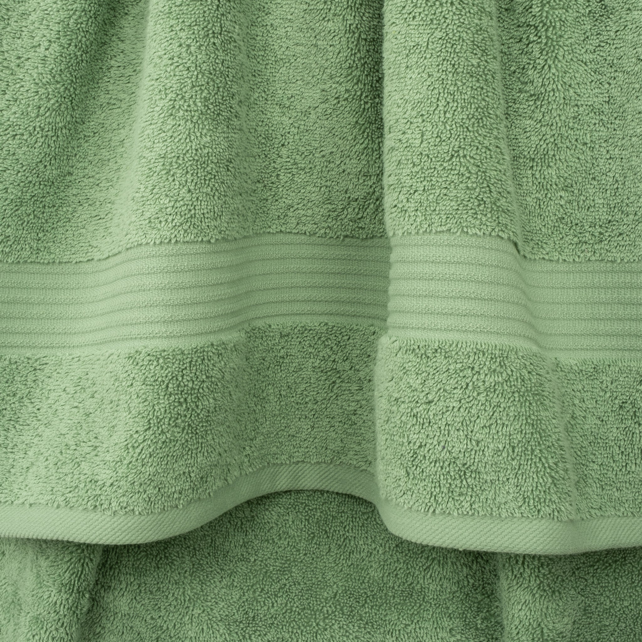 American Soft Linen Bekos 100% Cotton Turkish Towels, 4 Piece Washcloth Towel Set -sage-green-04