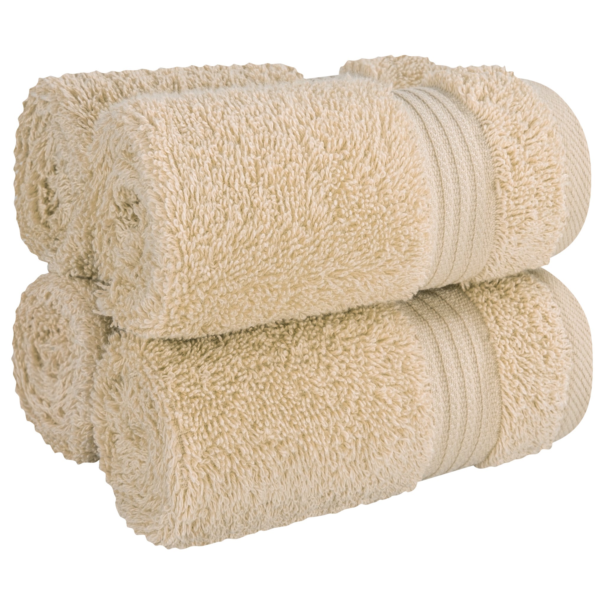 American Soft Linen Bekos 100% Cotton Turkish Towels, 4 Piece Washcloth Towel Set -sand-taupe-01