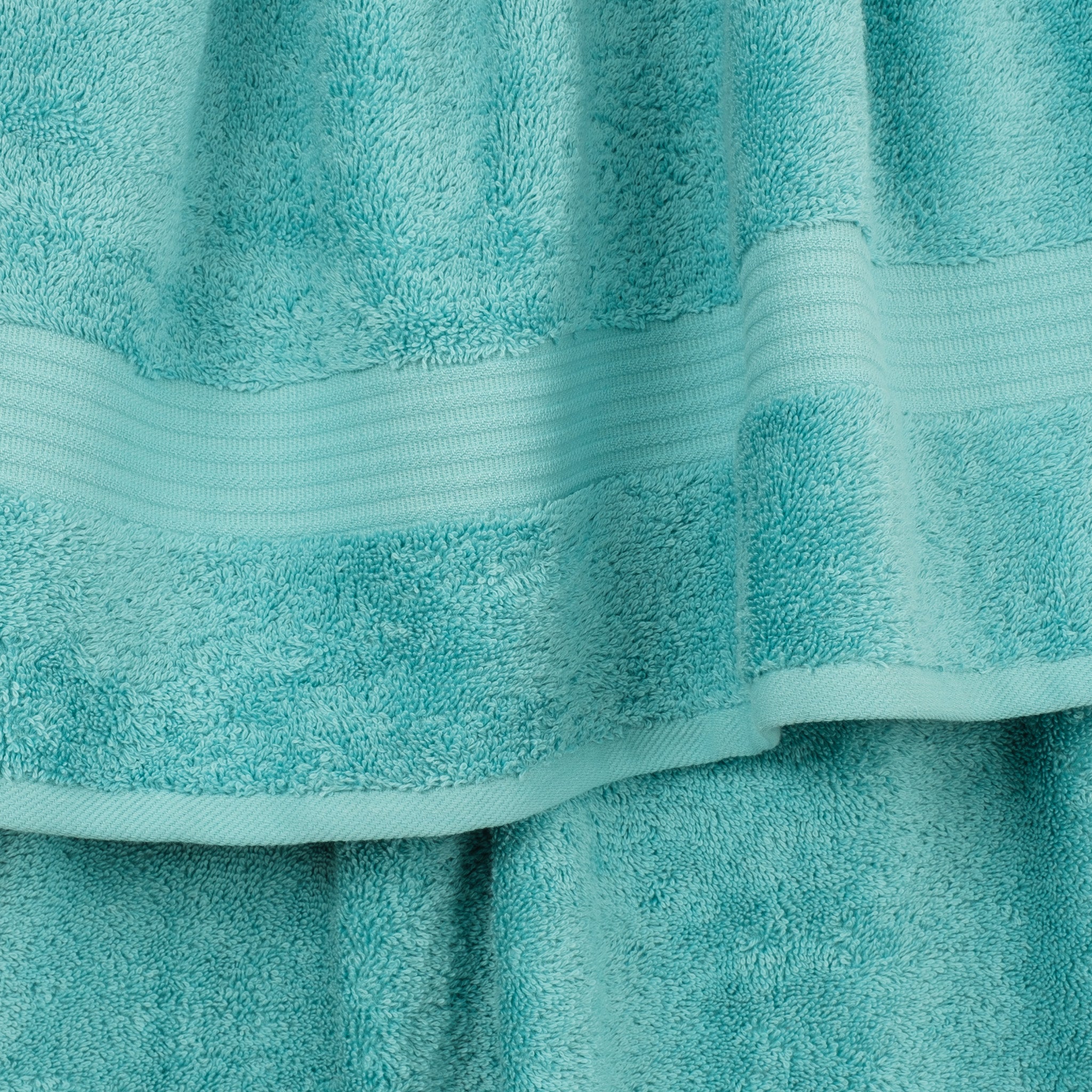 American Soft Linen Bekos 100% Cotton Turkish Towels, 4 Piece Washcloth Towel Set -turquoise-blue-04