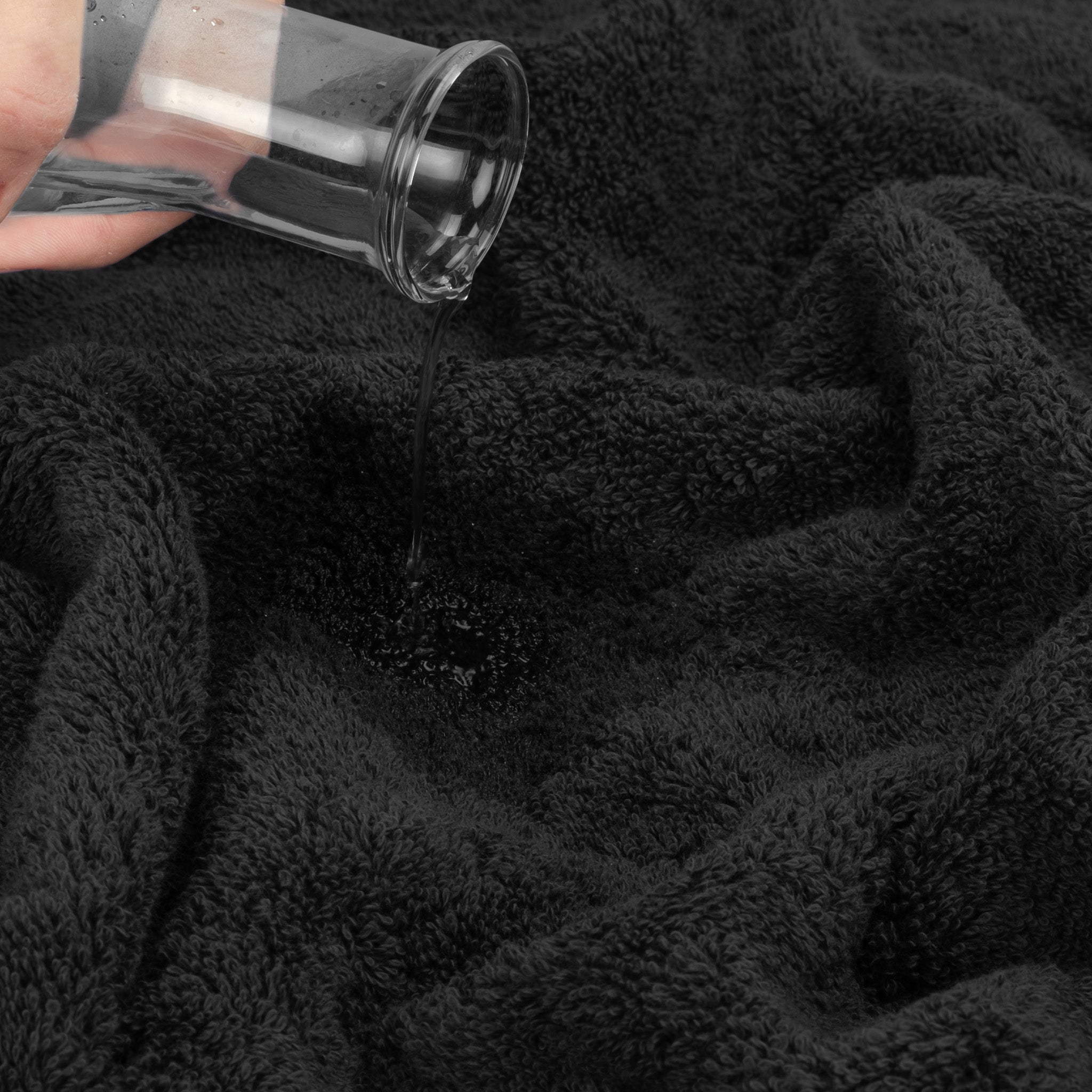 American Soft Linen Bekos 100% Cotton Turkish Towels 6 Piece Bath Towel Set -black-06