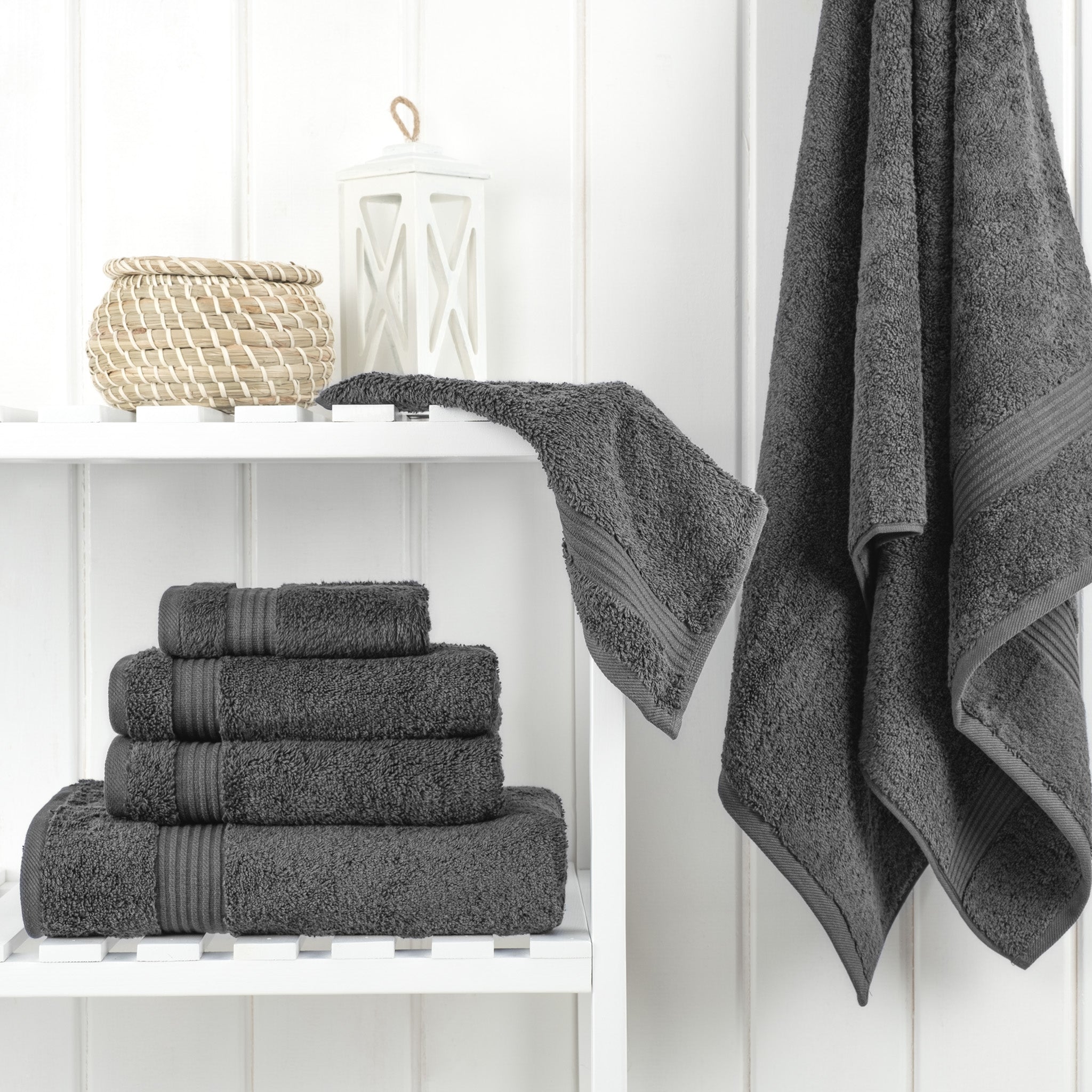 American Soft Linen Bekos 100% Cotton Turkish Towels 6 Piece Bath Towel Set -gray-02