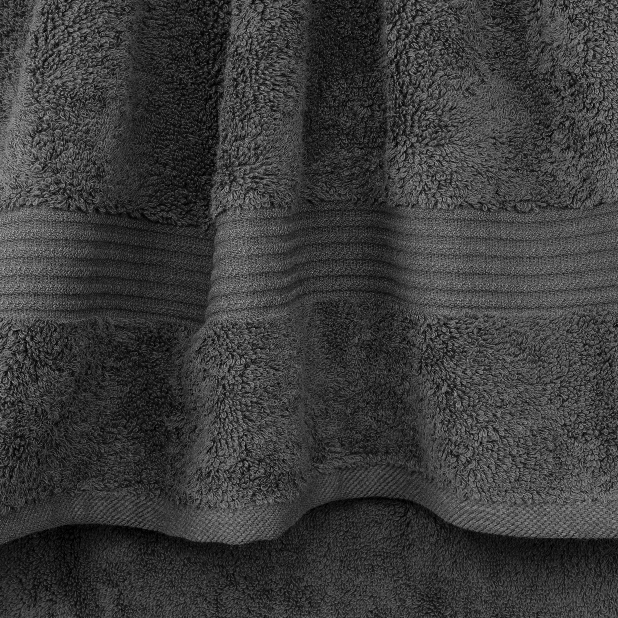 American Soft Linen Bekos 100% Cotton Turkish Towels 6 Piece Bath Towel Set -gray-03