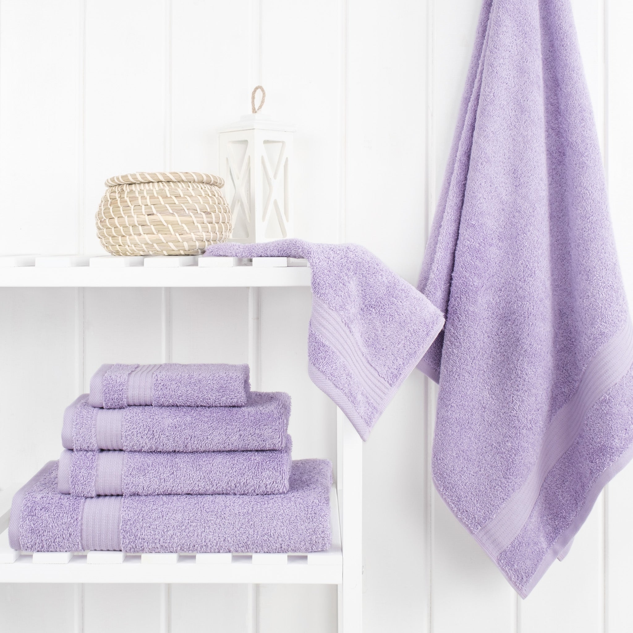 American Soft Linen Bekos 100% Cotton Turkish Towels 6 Piece Bath Towel Set -lilac-02