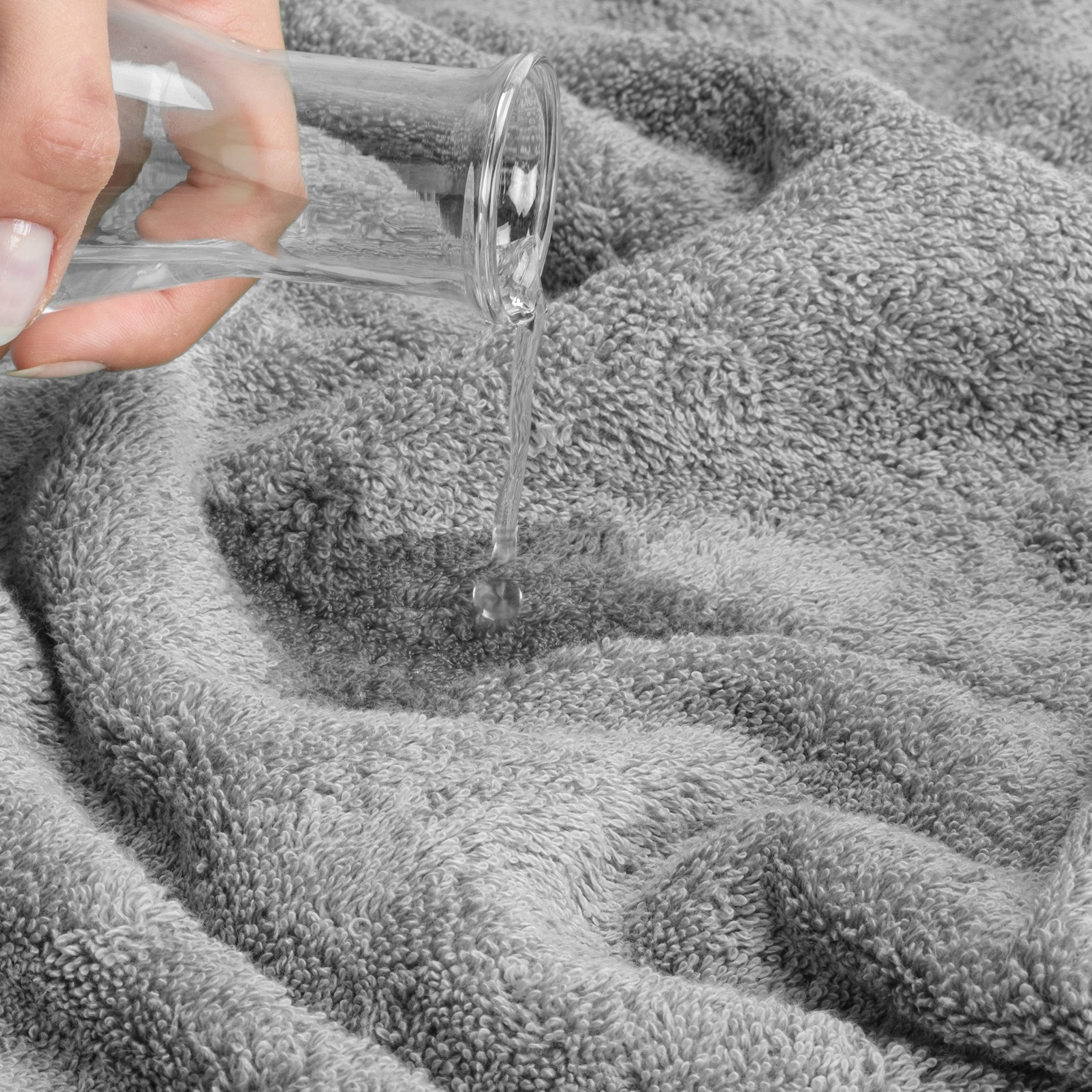 American Soft Linen Bekos 100% Cotton Turkish Towels 6 Piece Bath Towel Set -rockridge-gray-06