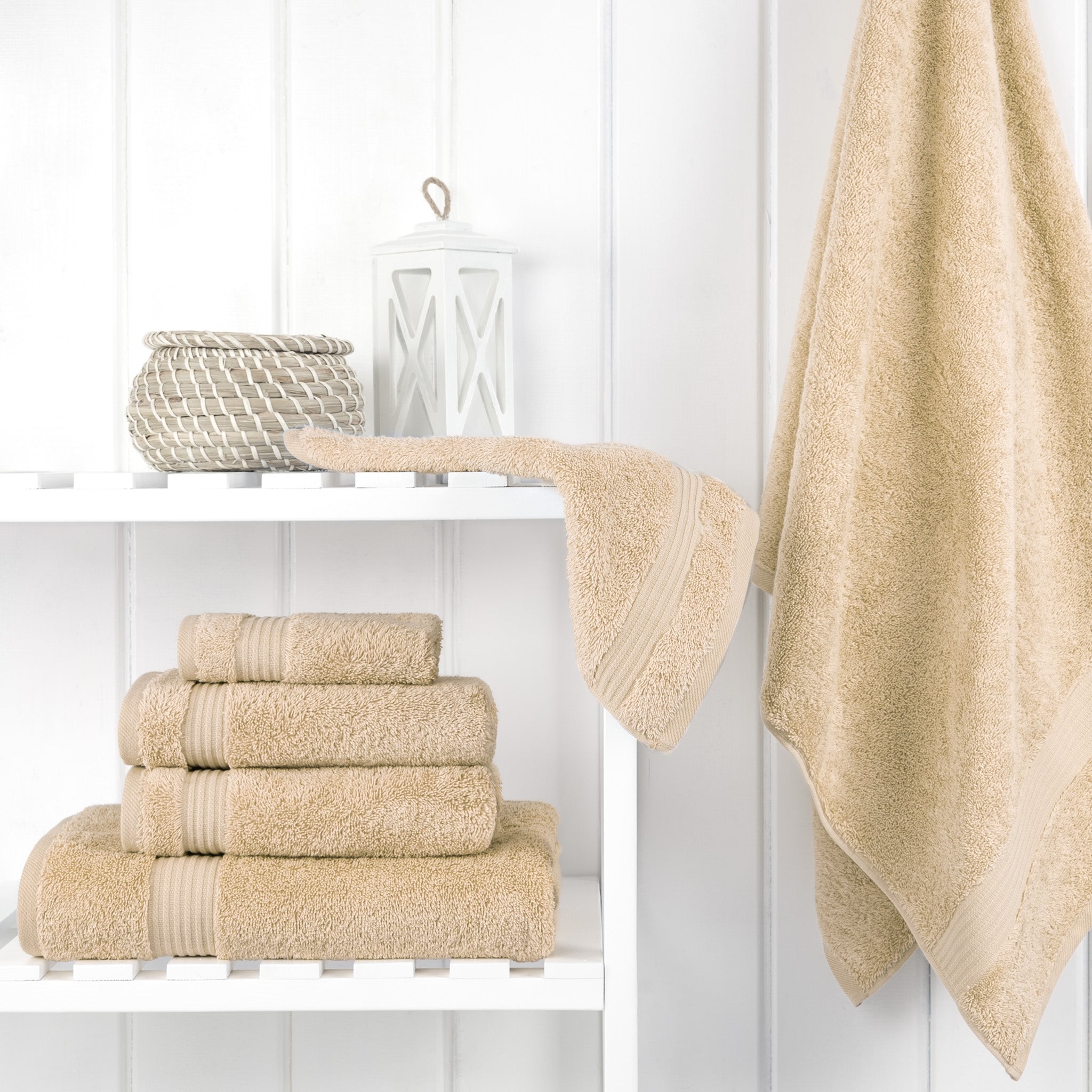 American Soft Linen Bekos 100% Cotton Turkish Towels 6 Piece Bath Towel Set -sand-taupe-02