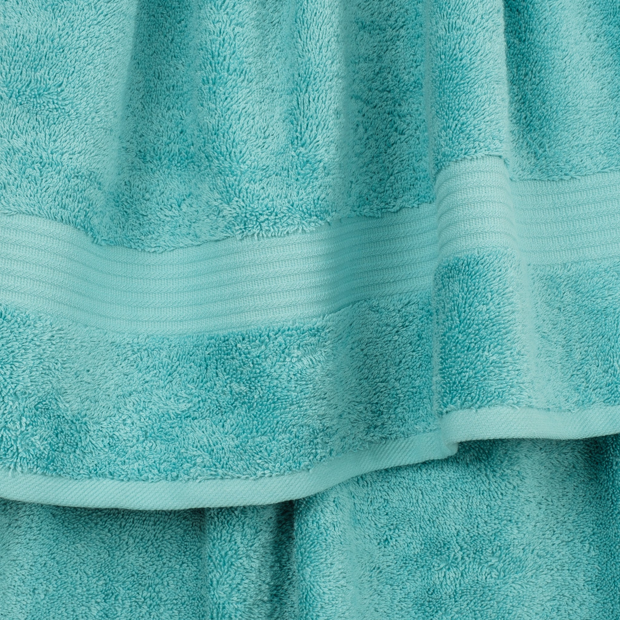 American Soft Linen Bekos 100% Cotton Turkish Towels 6 Piece Bath Towel Set -turquoise-blue-03