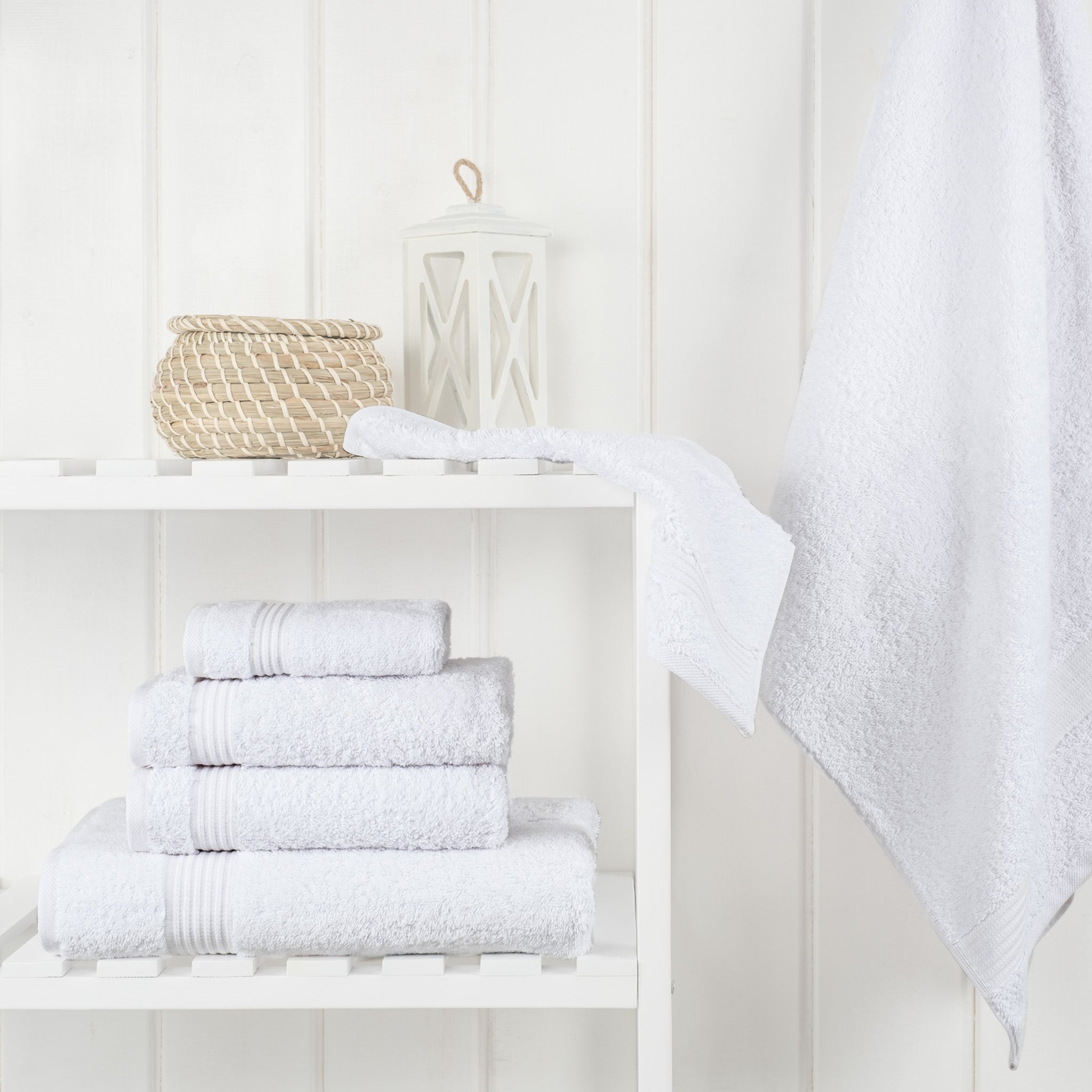 American Soft Linen Bekos 100% Cotton Turkish Towels 6 Piece Bath Towel Set -white-02