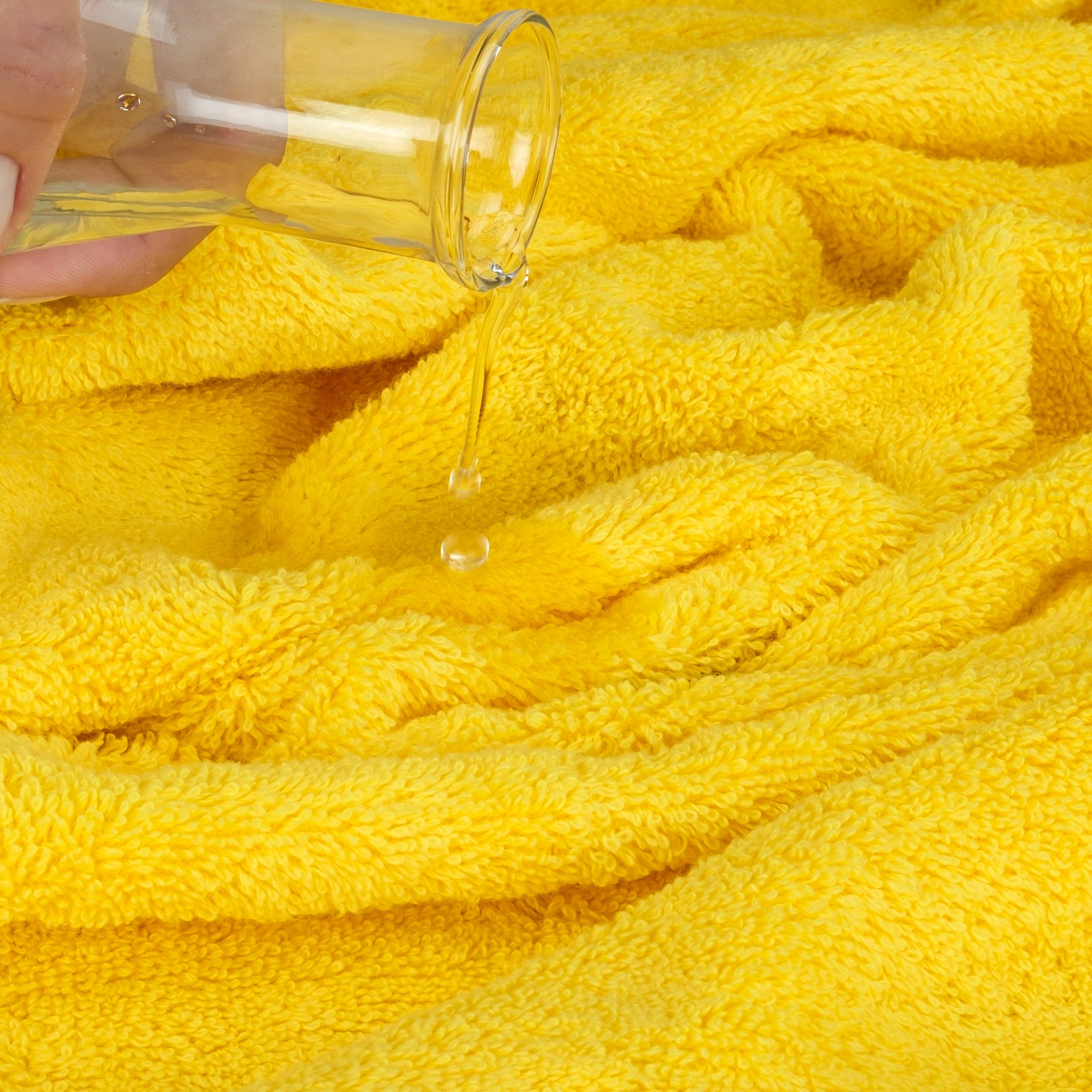 American Soft Linen Bekos 100% Cotton Turkish Towels 6 Piece Bath Towel Set -yellow-06