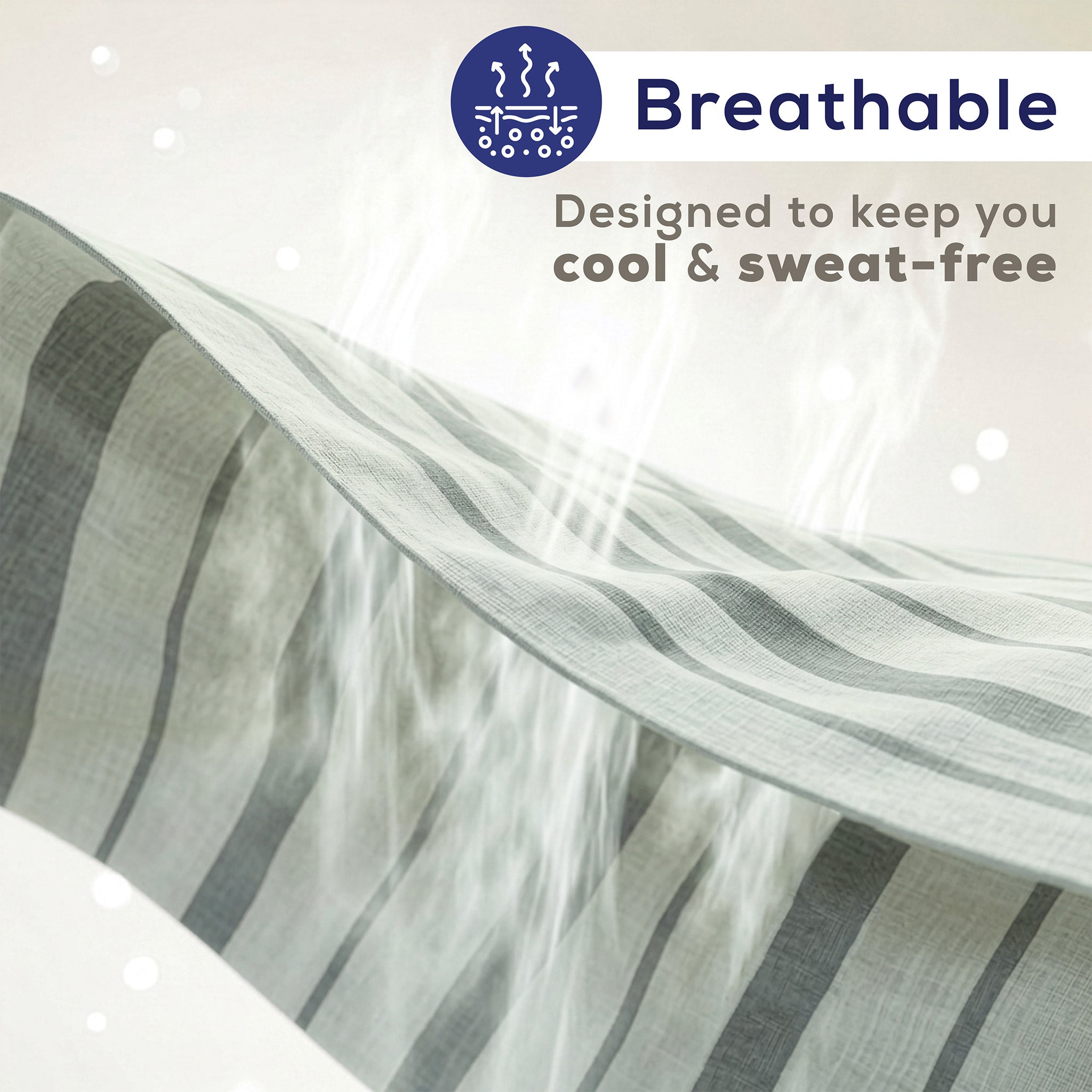 Wholesale 100% Washed Cotton Percale Duvet Cover Set – 200TC Yarn-Dyed Striped Hotel Bedding Set